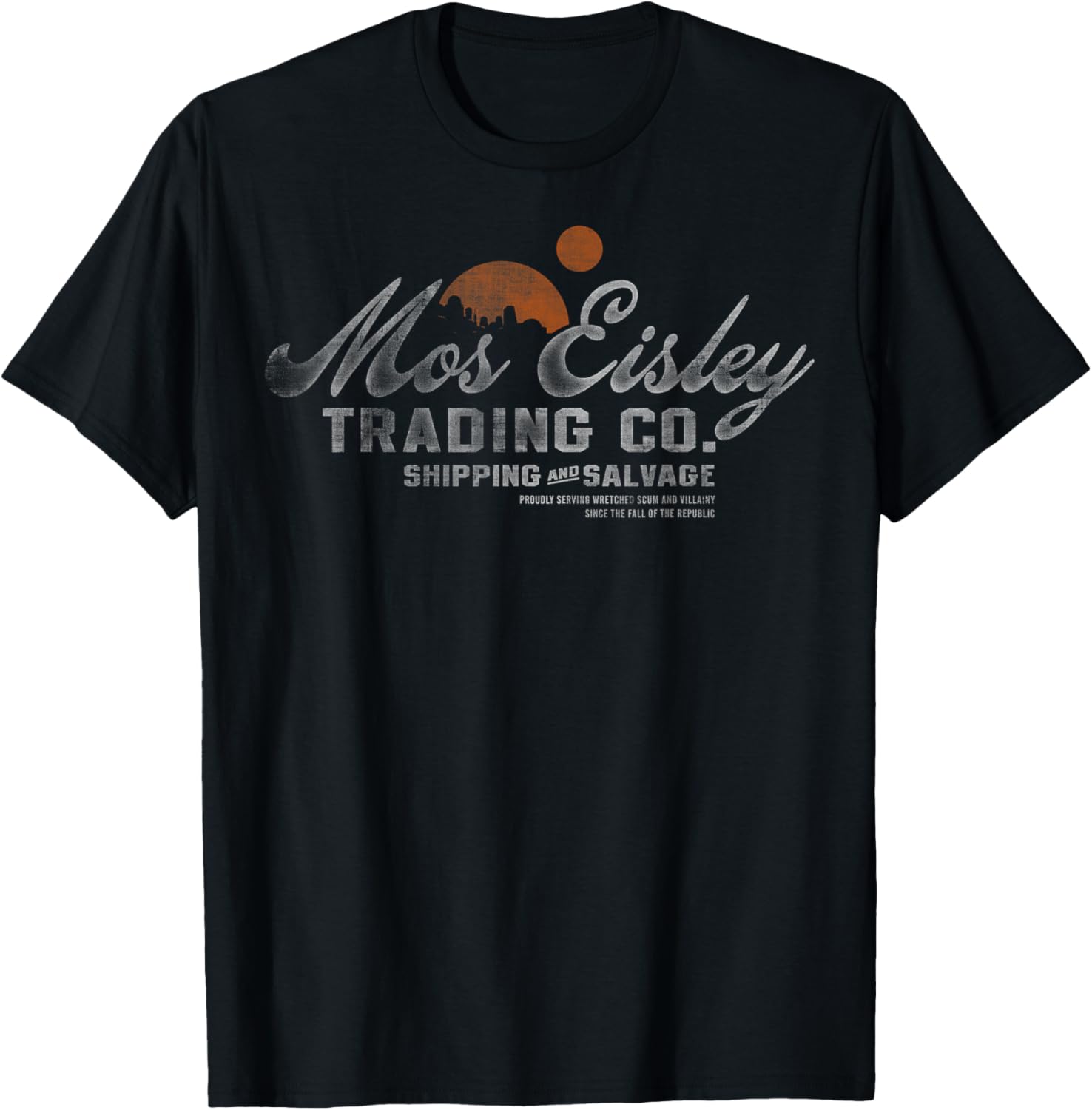 Star Wars Mos Eisley Trading Co T-Shirt for Fans of Galaxy Adventures - 3