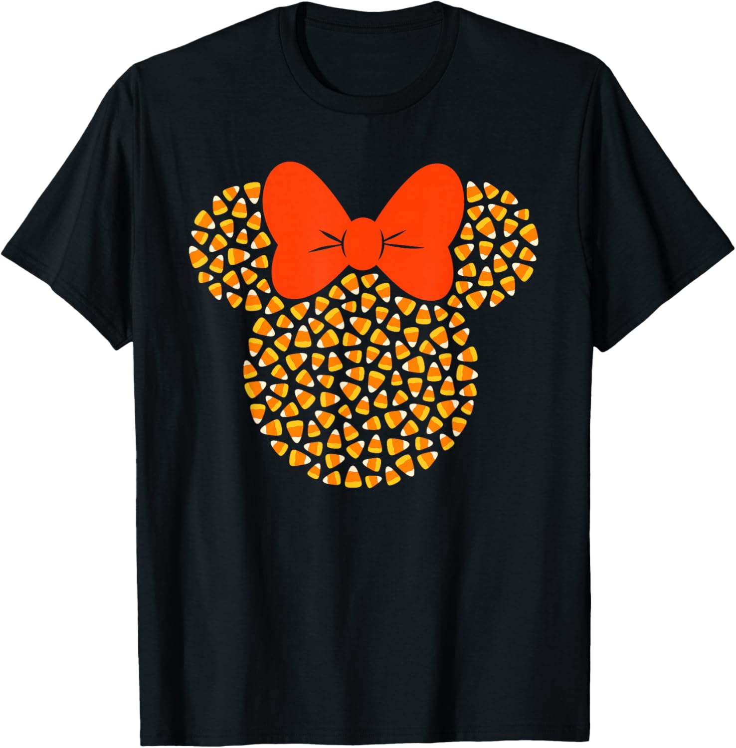 Disney Minnie Mouse Candy Corn Halloween T-Shirt for Fun Fall Celebrations - 25