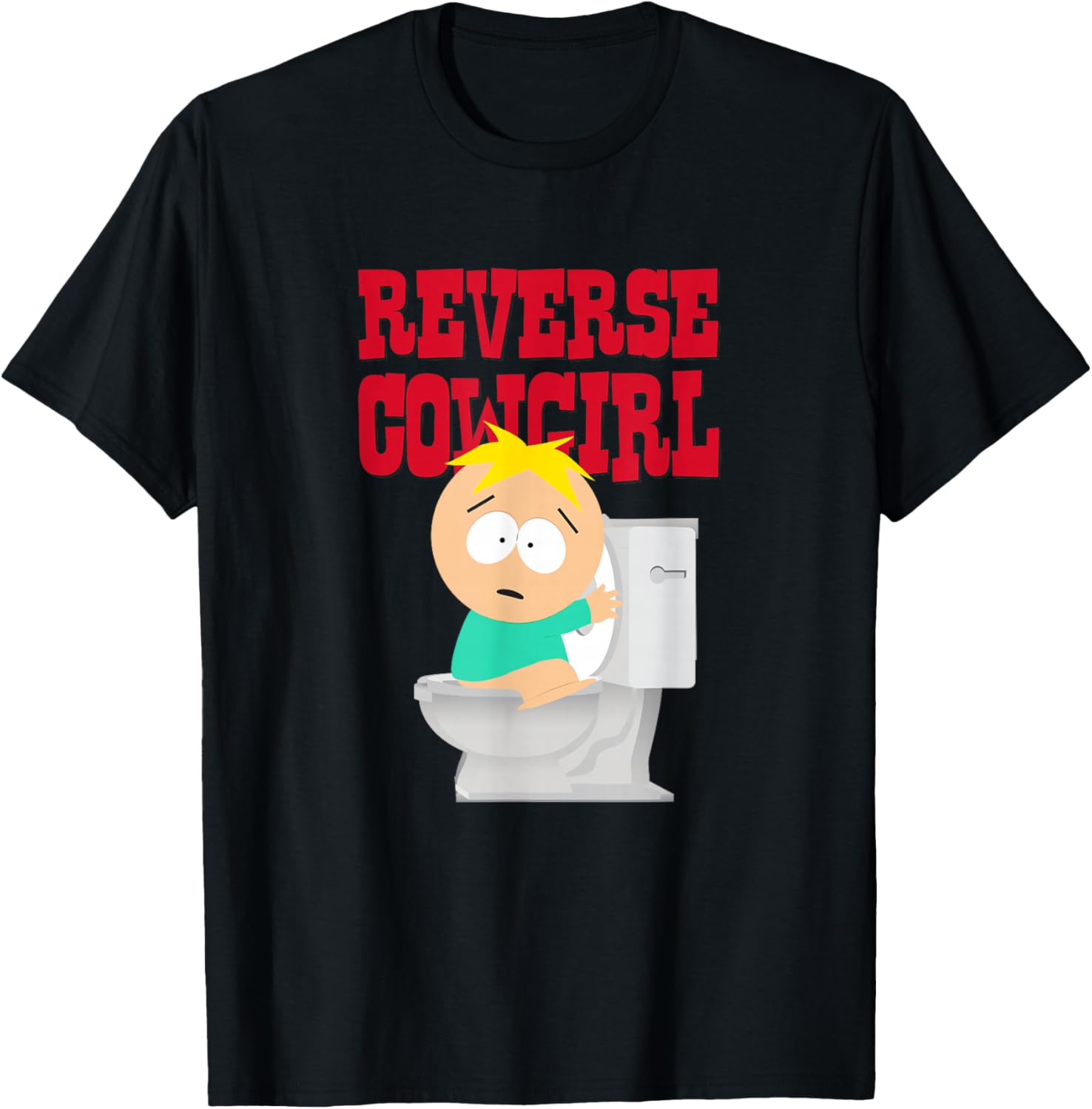 South Park Butters Reverse Cowgirl T-Shirt Fun Graphic Tee for Fans - 7