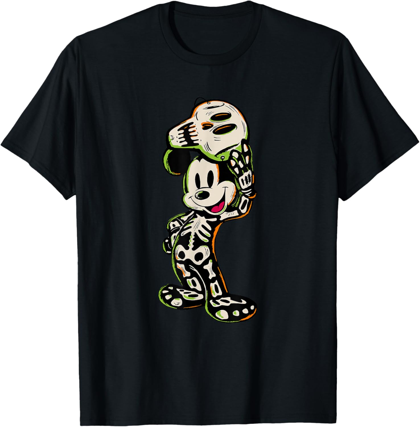 Disney Mickey Skeleton Halloween T-Shirt for Kids and Adults - 8