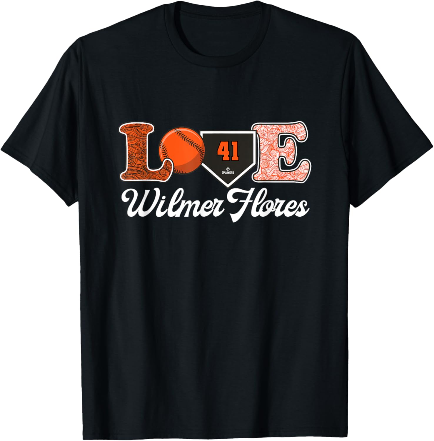 Wilmer Flores San Francisco Giants MLB T-Shirt for Baseball Fans - 4