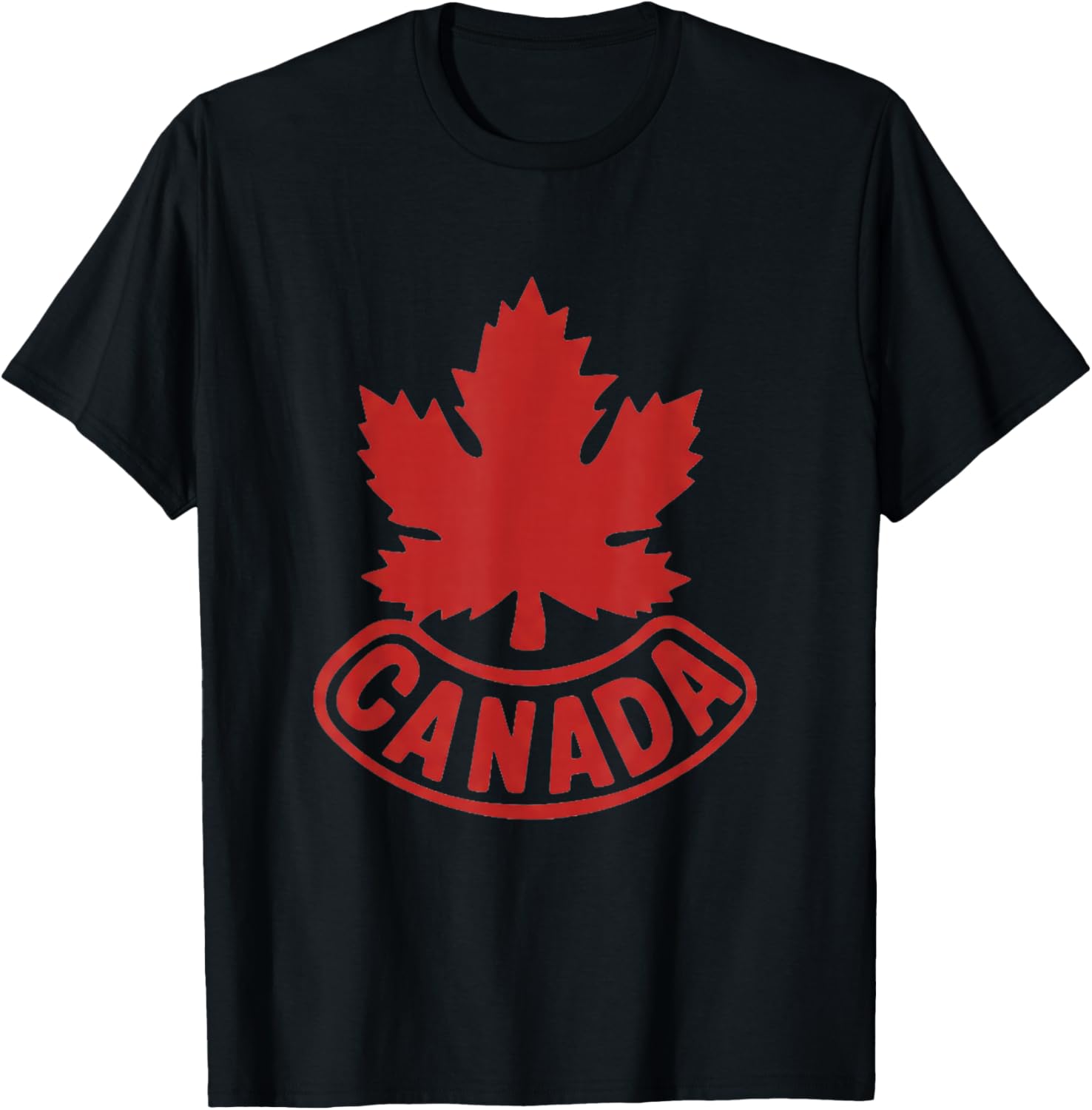 Vintage Maple Leaf Canada T-Shirt for Proud Canadians - Classic Tee - 15