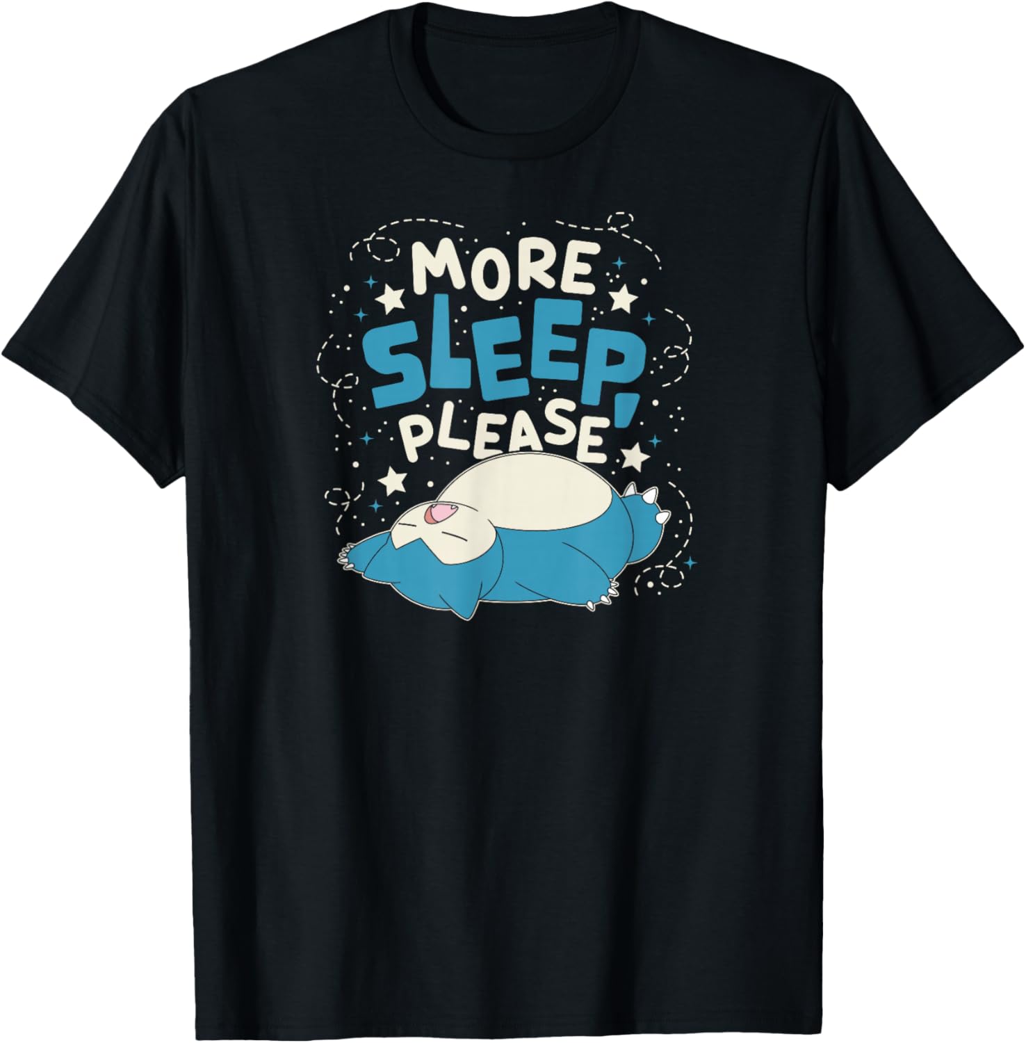 Snorlax More Sleep Please T-Shirt for Pokémon Fans - Comfy and Cute - 8
