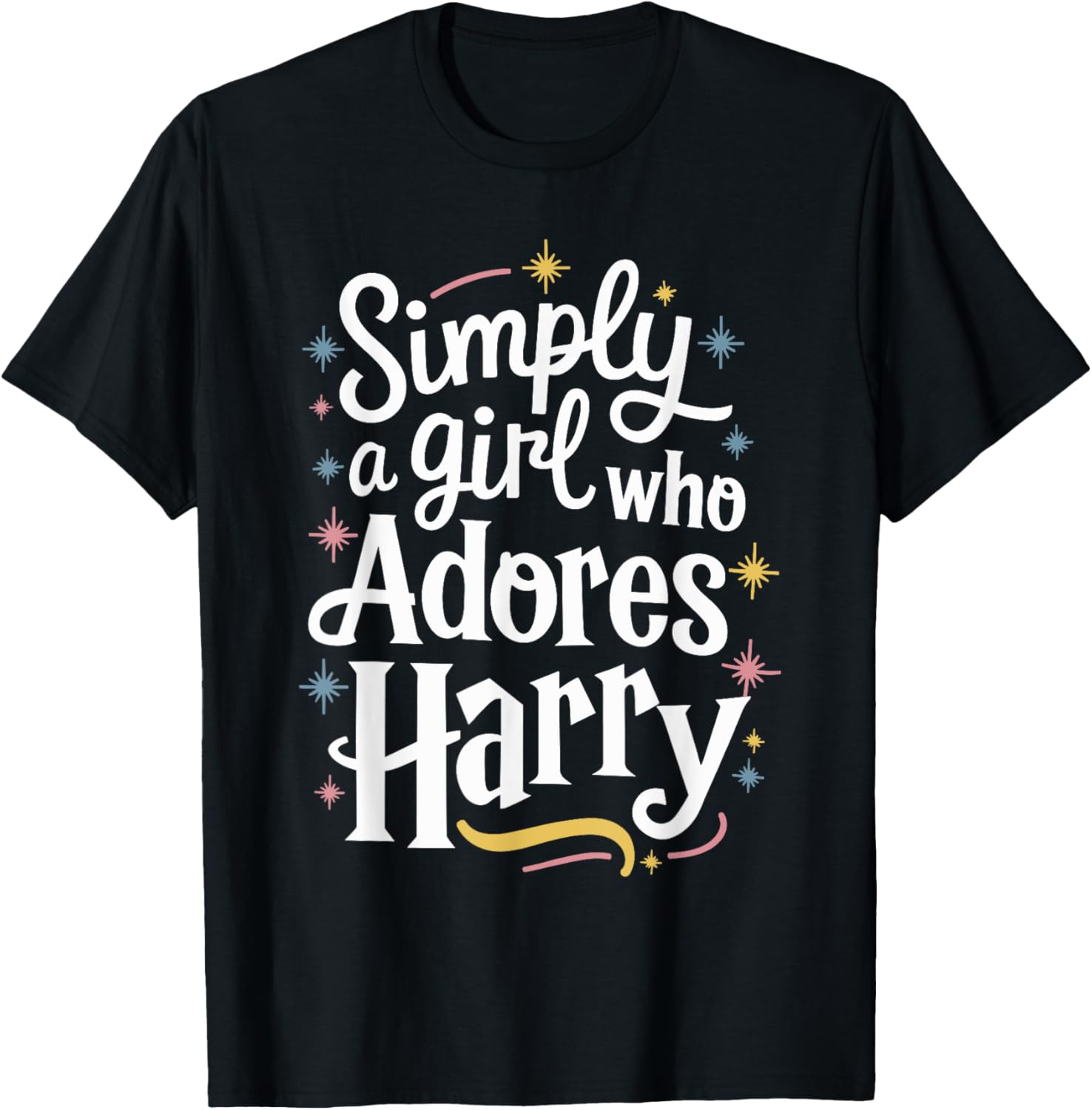 Stylish Harry T-Shirt for Girls Who Adore Harry - Trendy Fashion Top - 1