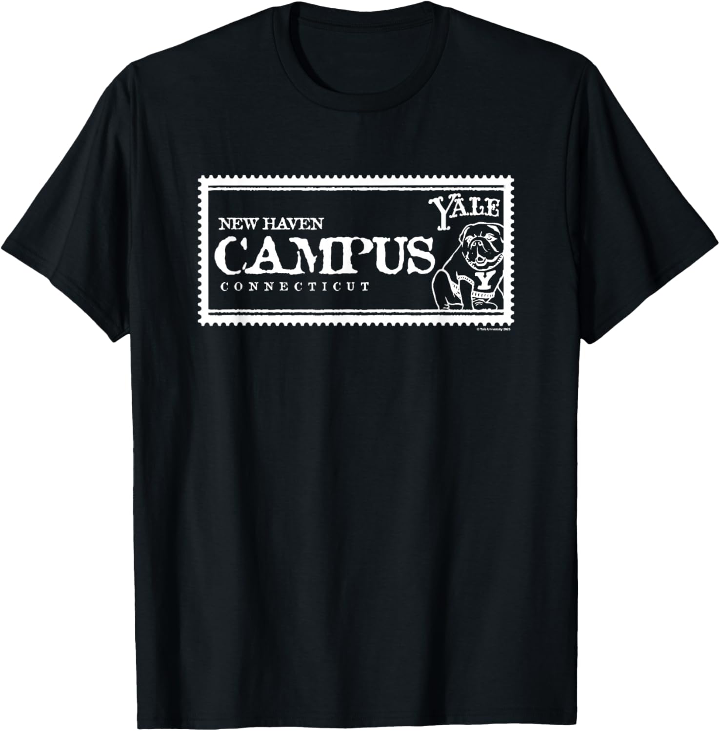 Yale University Campus Stamp T-Shirt - Stylish Apparel for Fans - 3