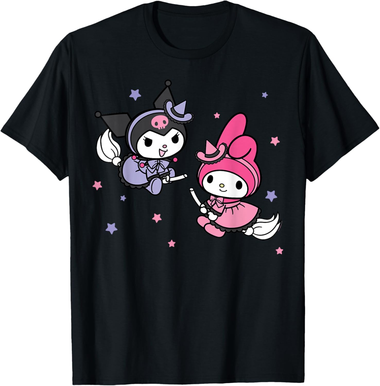 My Melody Kuromi Little Witches Halloween T-Shirt for Kids and Adults - 6