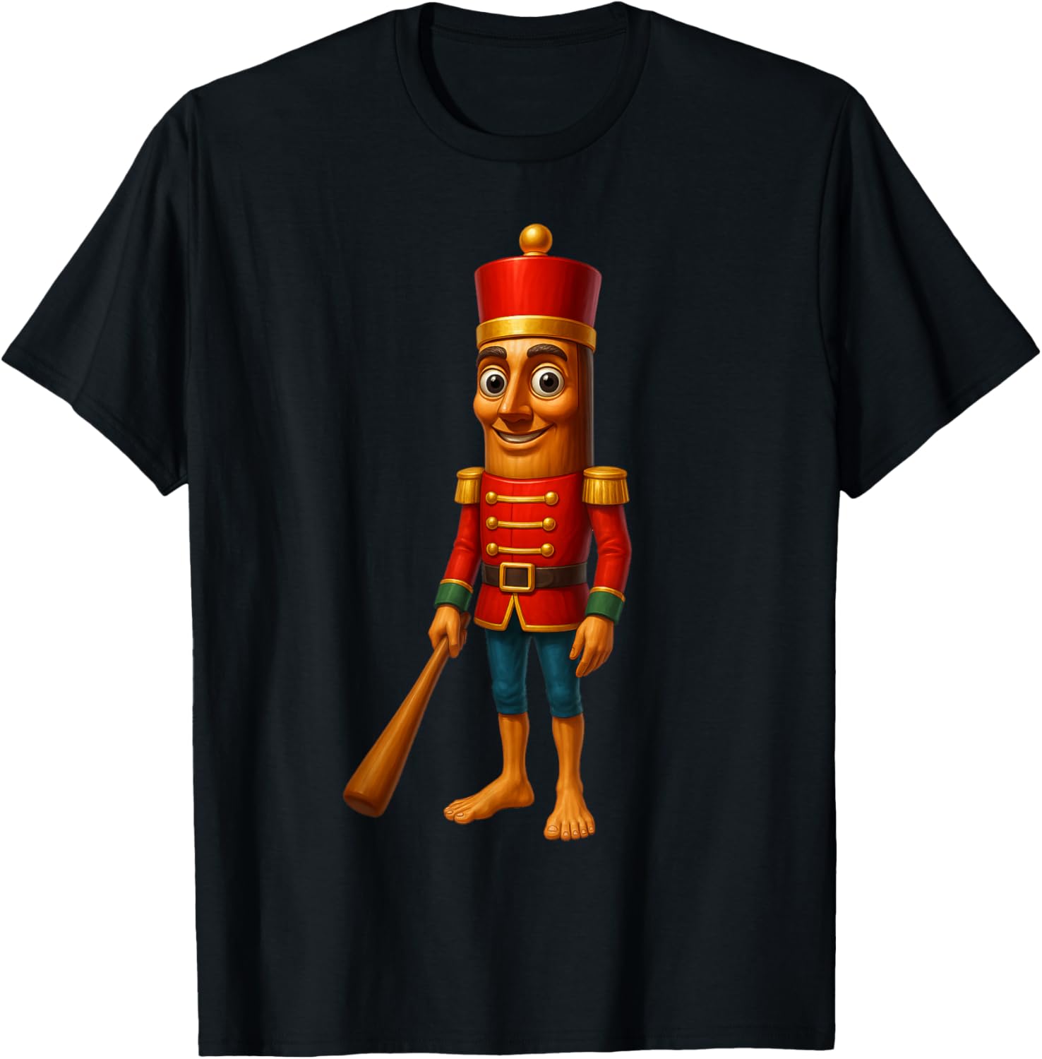 Kids Nutcracker Christmas Pajama T-Shirt for Fun Holiday Spirit - 1