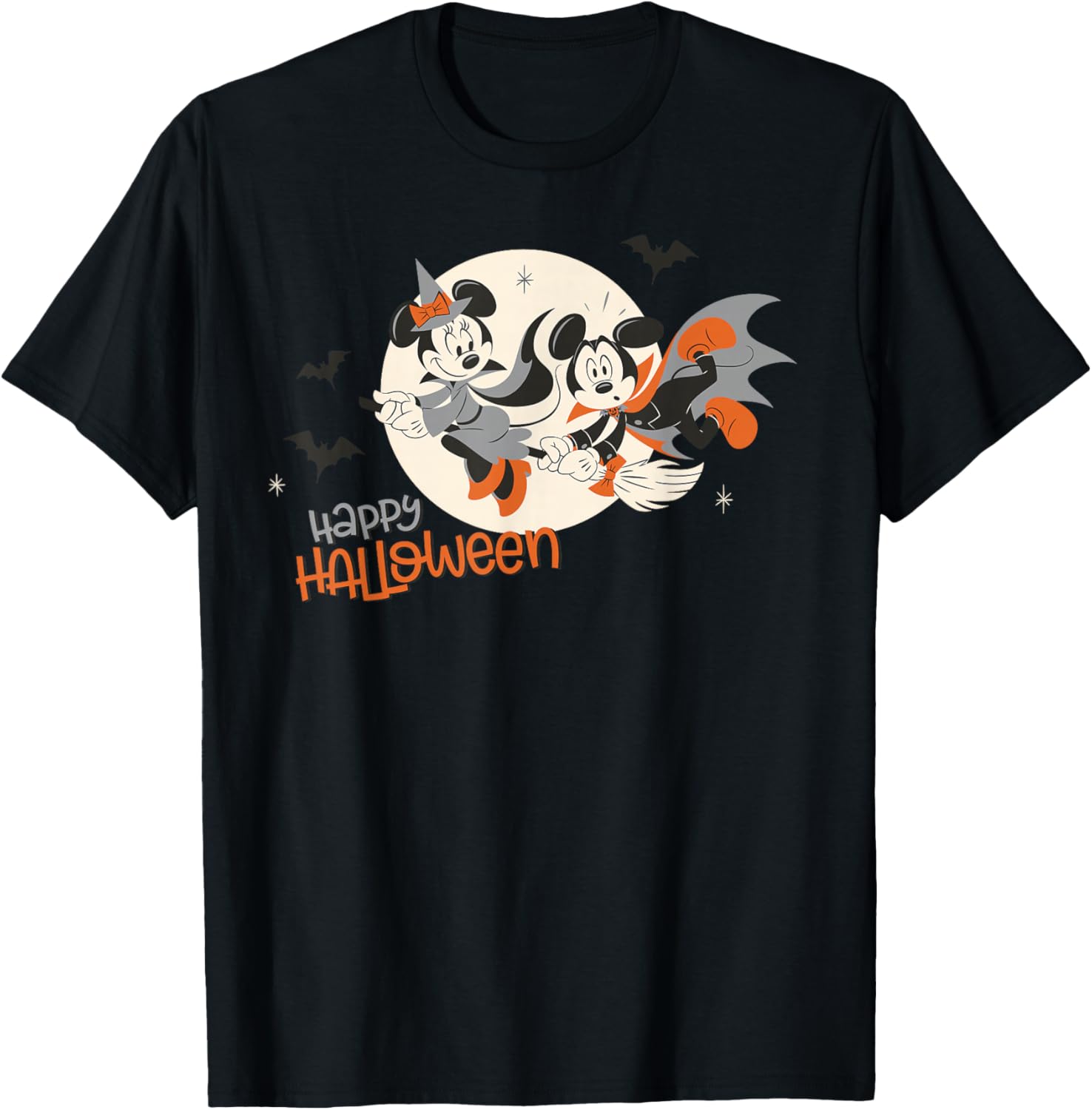 Disney Halloween Minnie and Mickey Flying T-Shirt for Kids and Adults - 8
