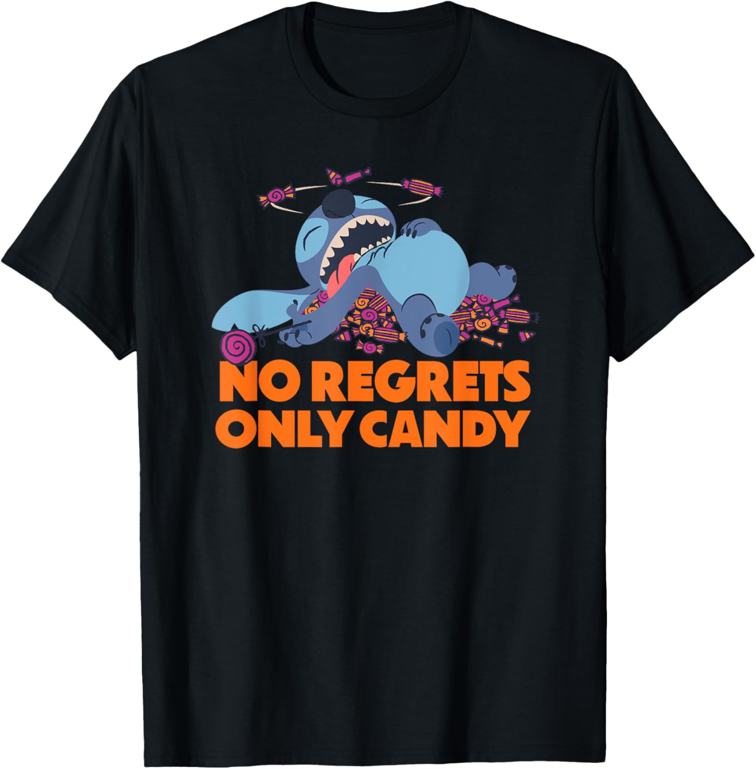 Amazon Essentials Halloween No Regrets Only Candy T-Shirt for Fun Celebrations - 7