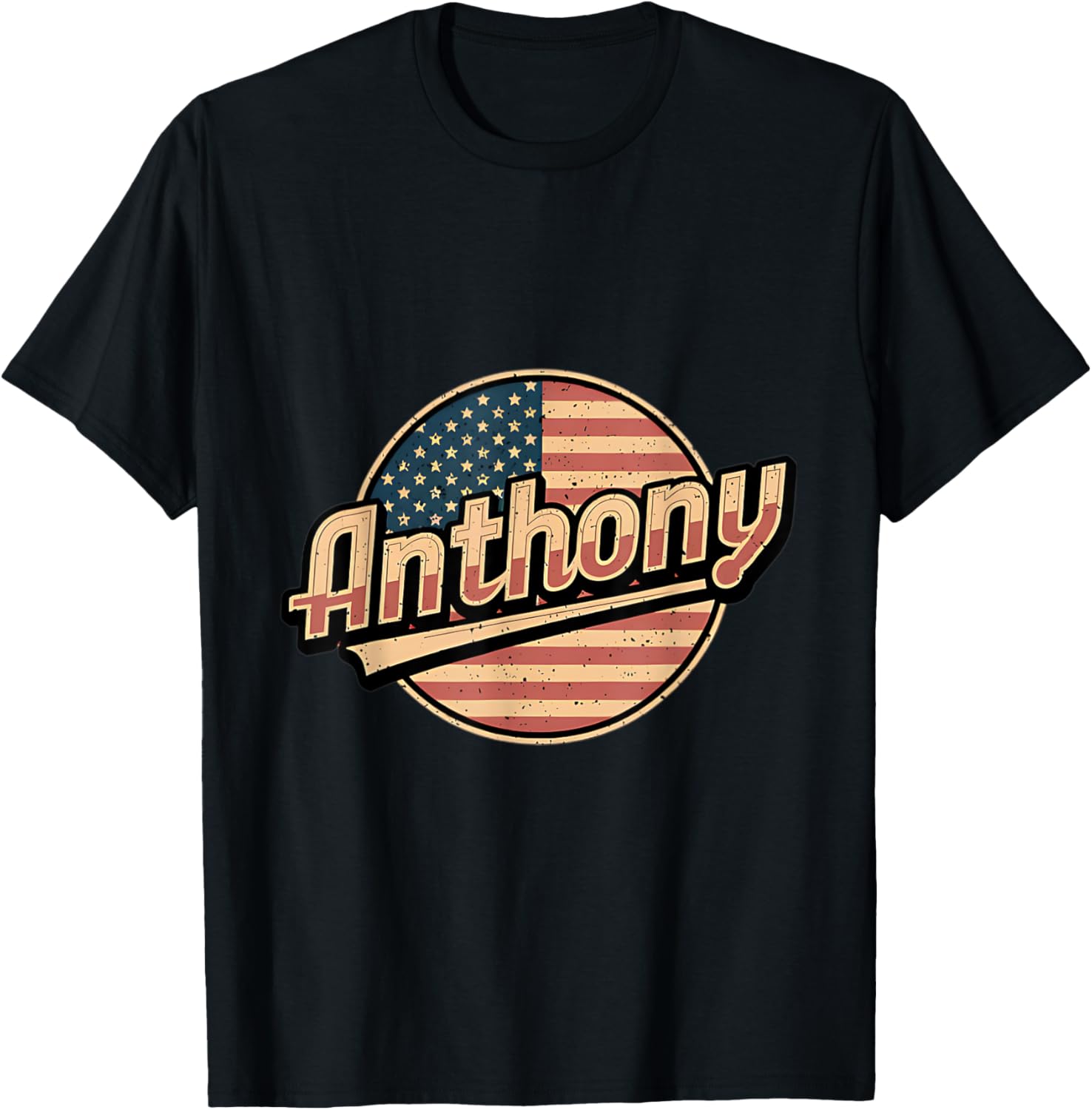 Personalized Anthony USA Flag T-Shirt for Proud Patriots - 10