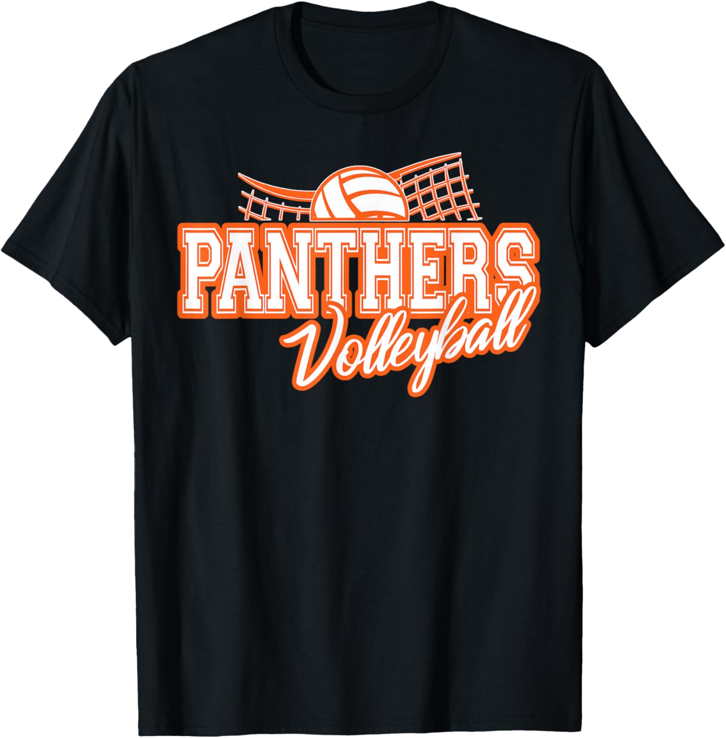 Panthers Volleyball Back to School Spirit T-Shirt for Fans and Players - 1