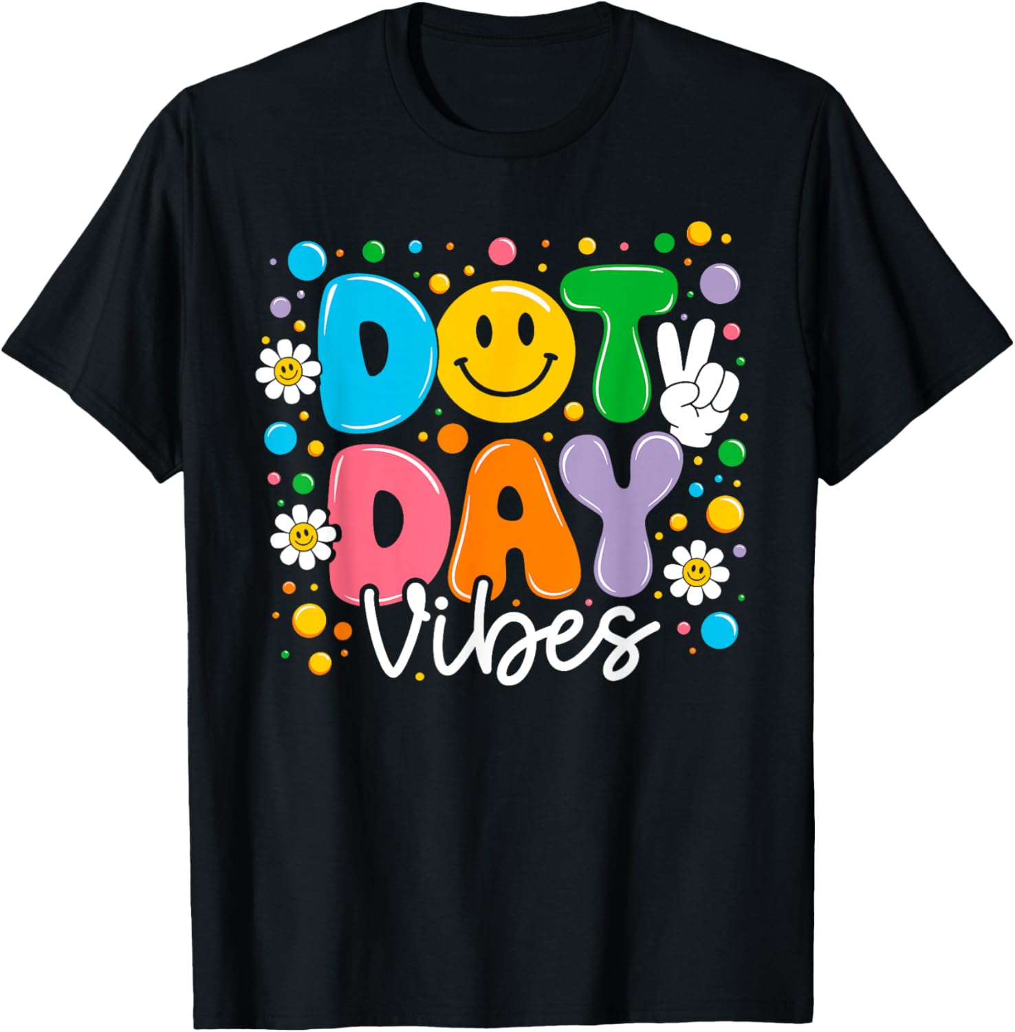 Happy Dot Day 2025 Colorful Polka Dot T-Shirt for Kids and Teachers - 27