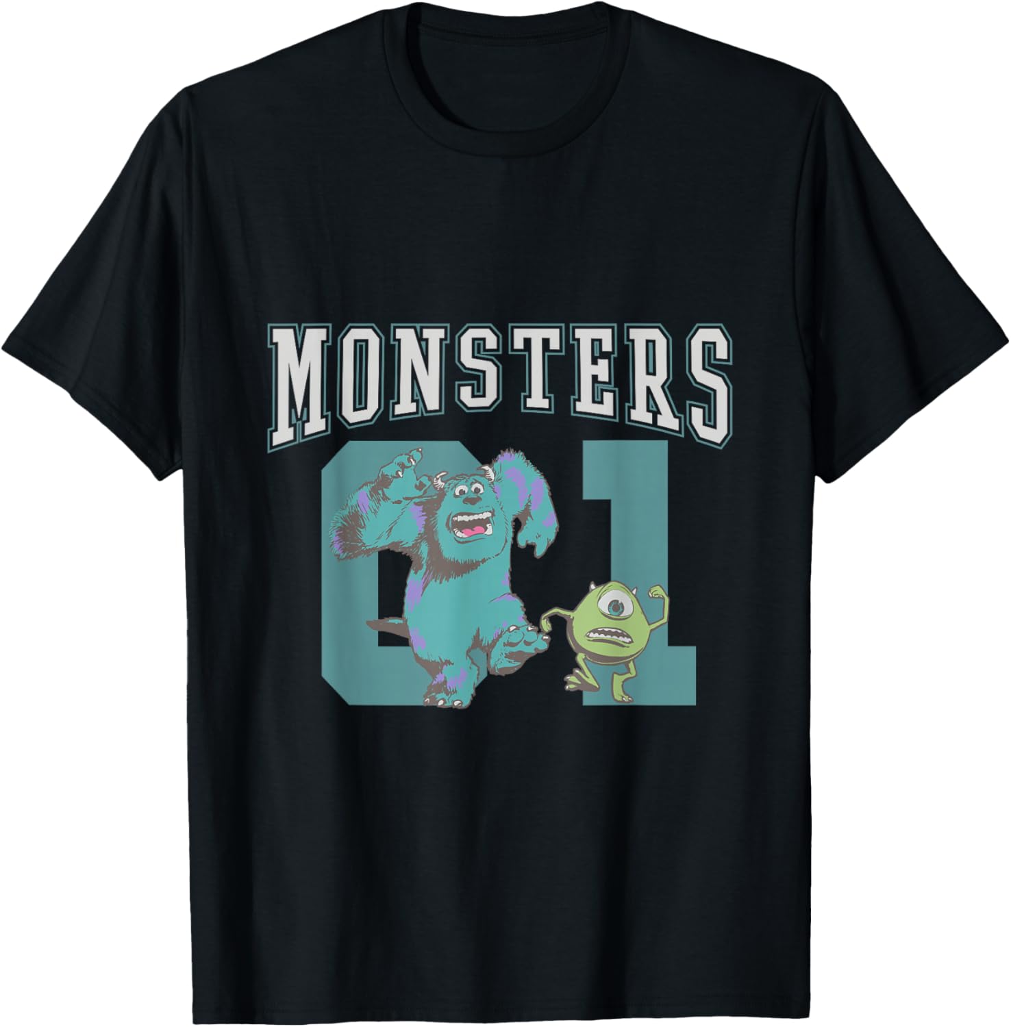 Pixar Monsters Inc Sulley and Mike Duo T-Shirt for Fun Adventures - 1