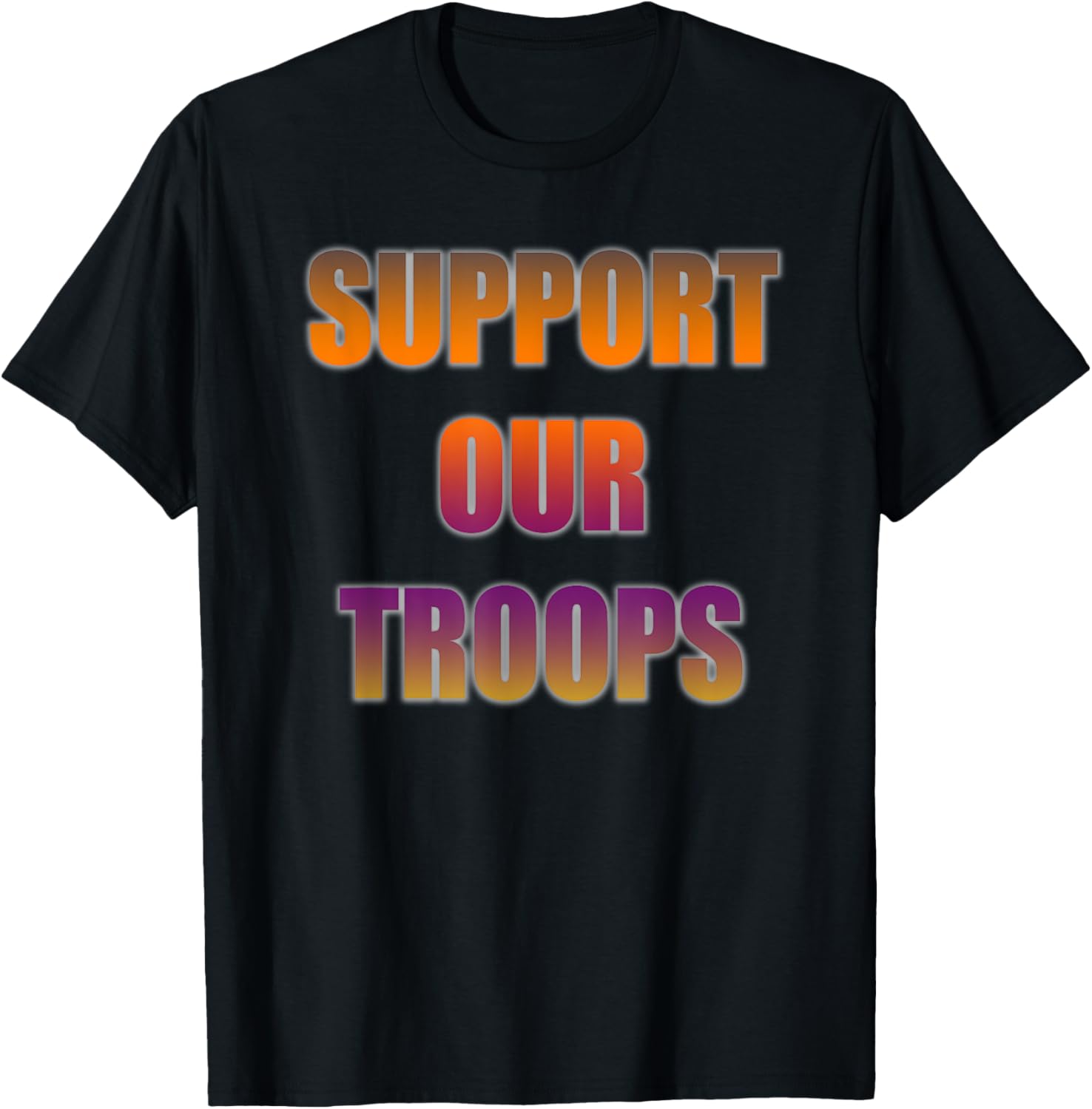 Support Our Troops Armed Forces T-Shirt for Proud Veterans and Families - 1