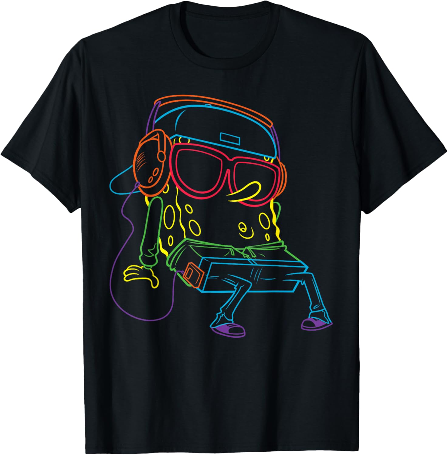 Spongebob SquarePants Hip Hop T-Shirt Fun and Stylish Graphic Tee - 2