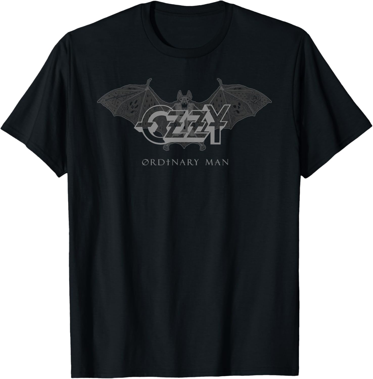 Ozzy Osbourne Ordinary Man Bat T-Shirt for Fans of Rock Music Apparel - 1