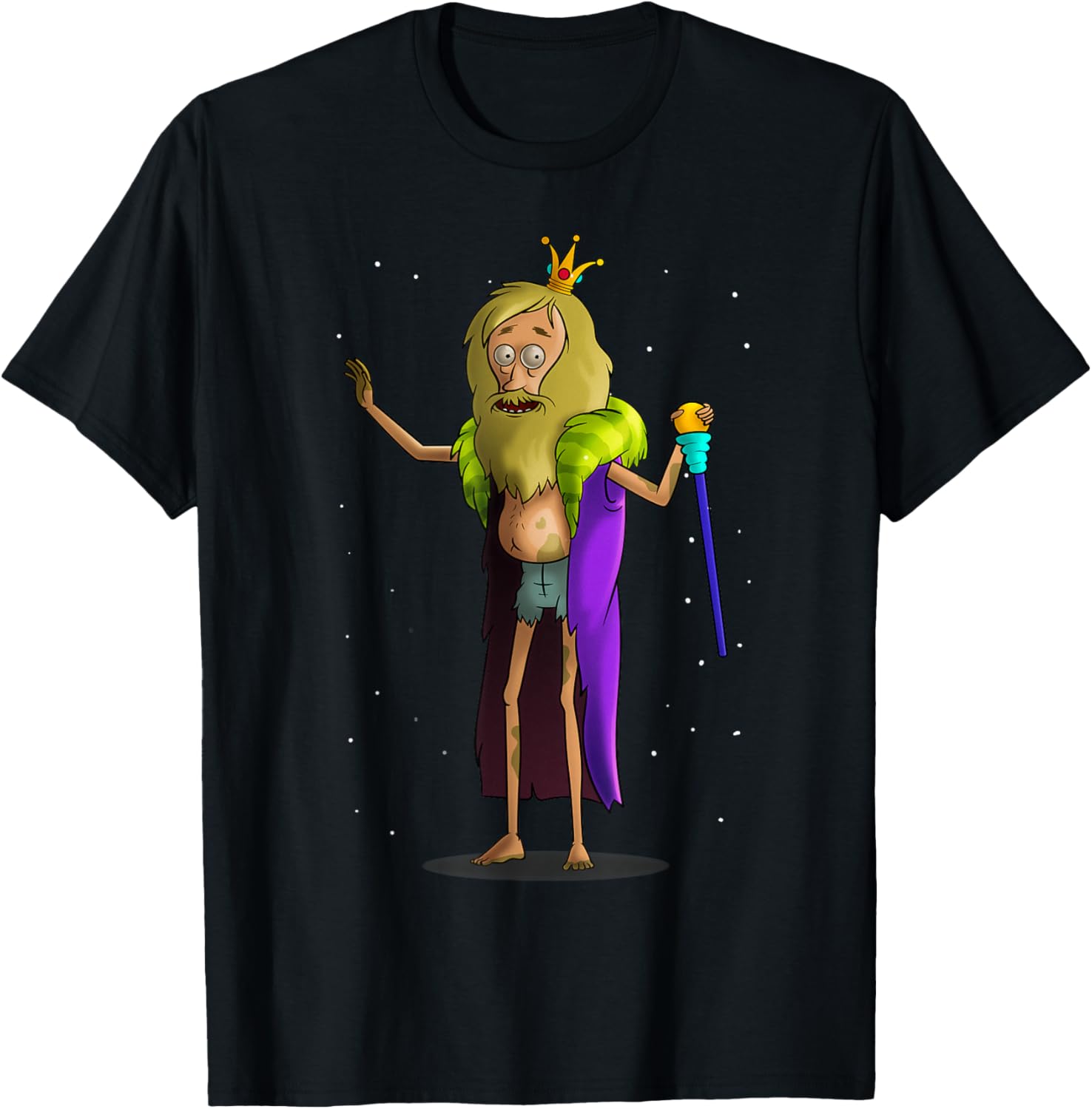 Rick and Morty King Tommy T-Shirt - Fun Graphic Tee for Fans - 5