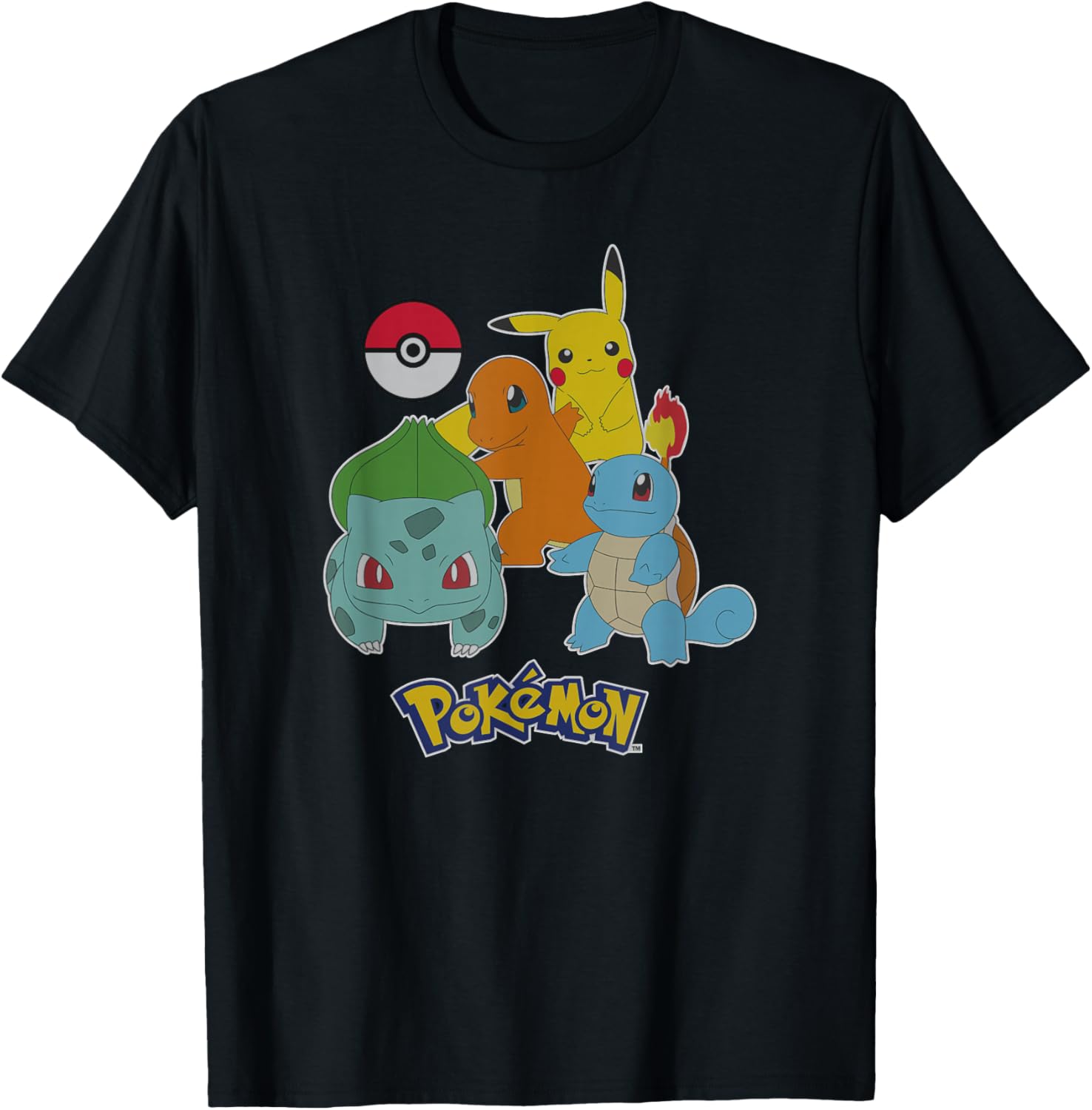 Pokemon First Generation Group Shot Logo T-Shirt for Fans and Collectors - 11