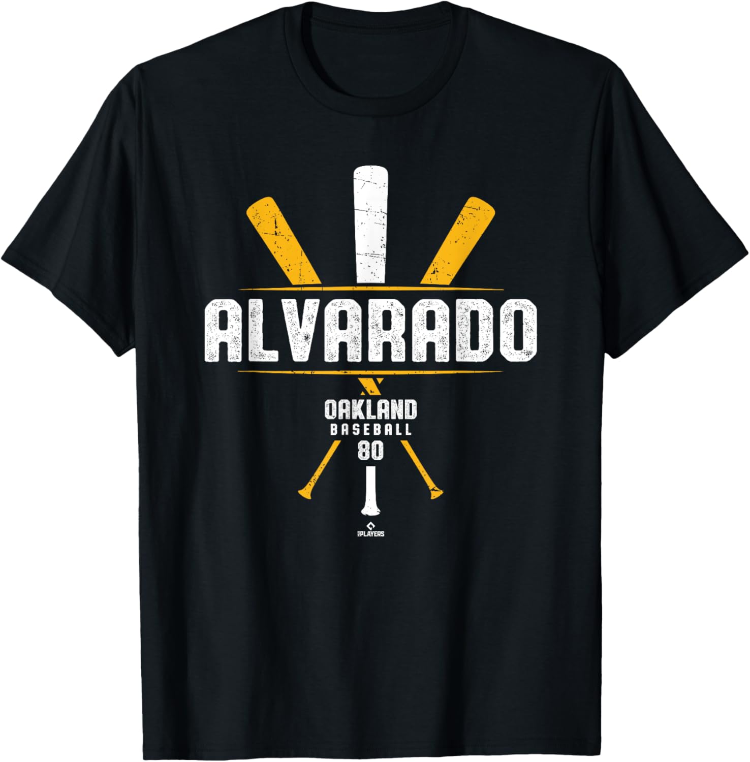 Vintage Oakland Baseball T-Shirt with Gameday Elvis Alvarado Design - 1