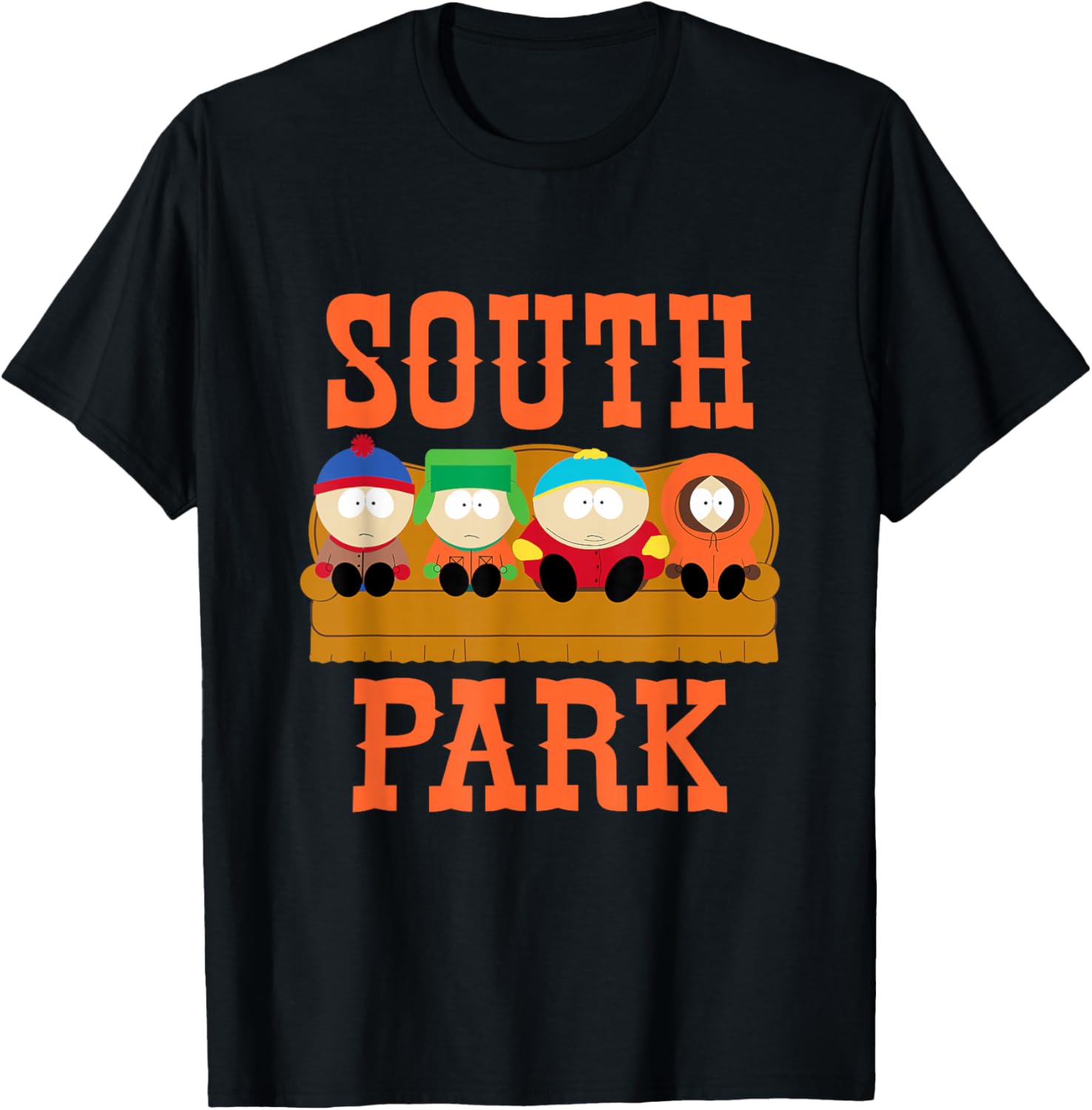 South Park Couch Line Up T-Shirt for Fans of Fun and Fashion - 5