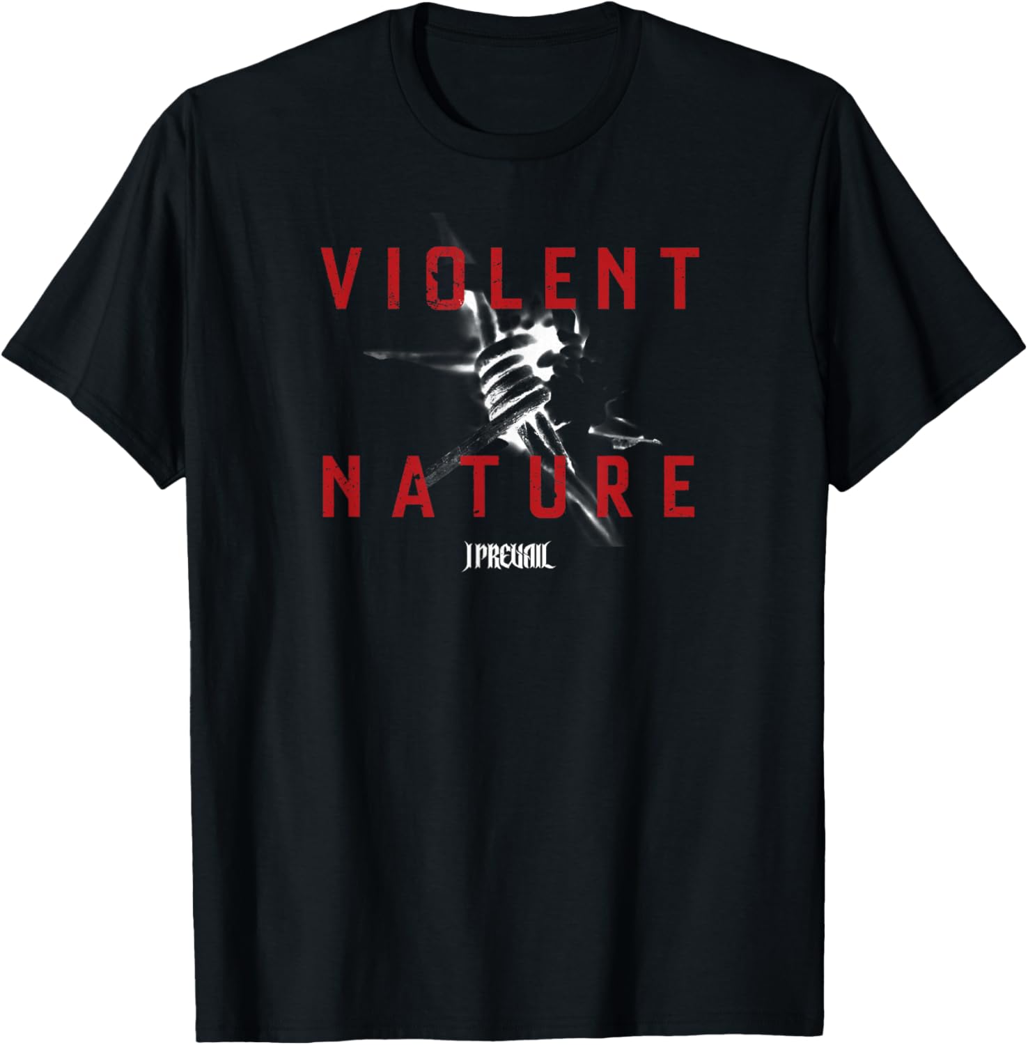Violent Nature Album Cover T-Shirt for Music Lovers and Fashion Fans - 1