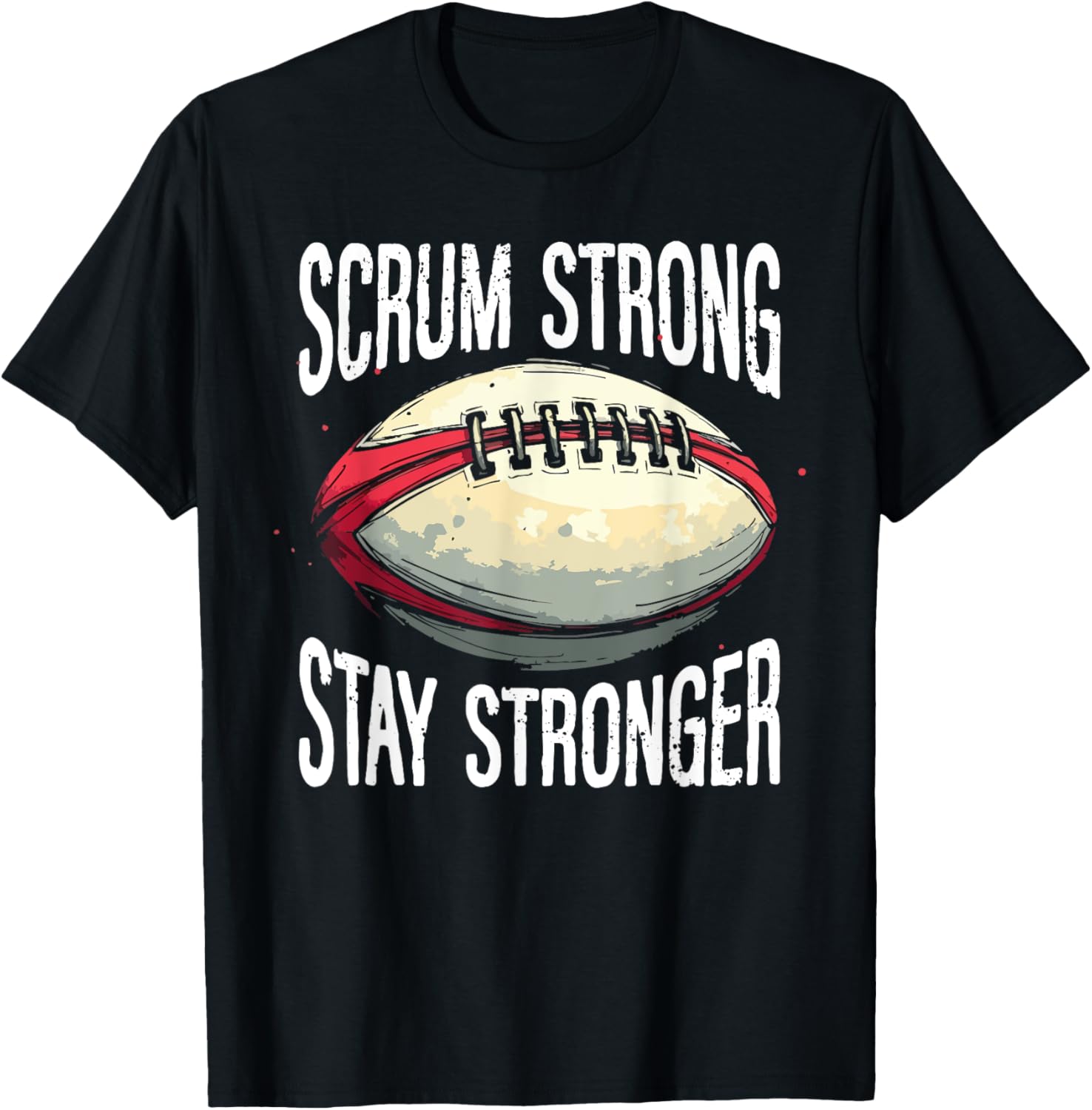 Stay Stronger Rugby T-Shirt for Players Stylish Athletic Wear - 3