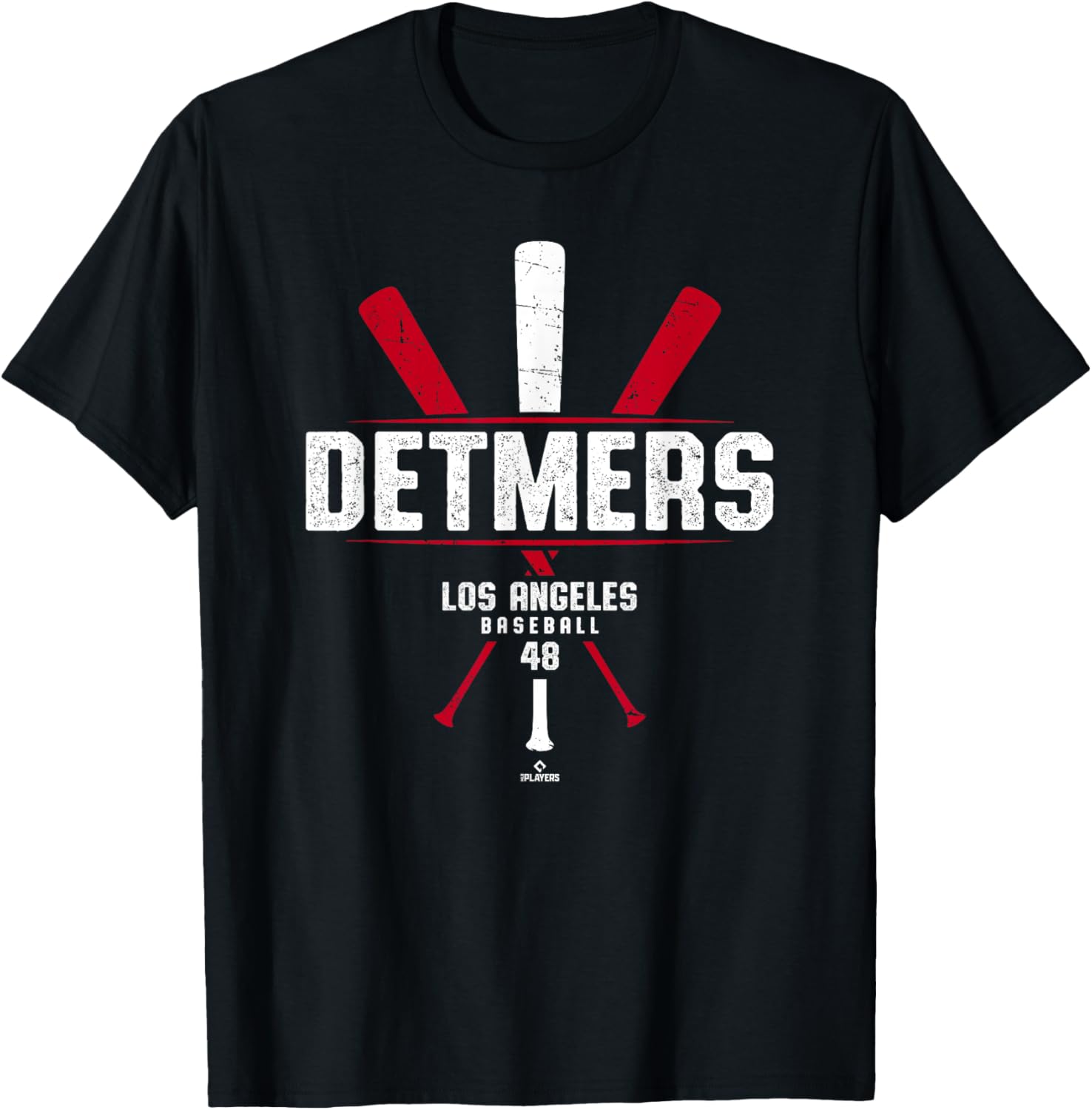Vintage Reid Detmers Gameday Los Angeles Baseball Bat T-Shirt - 5