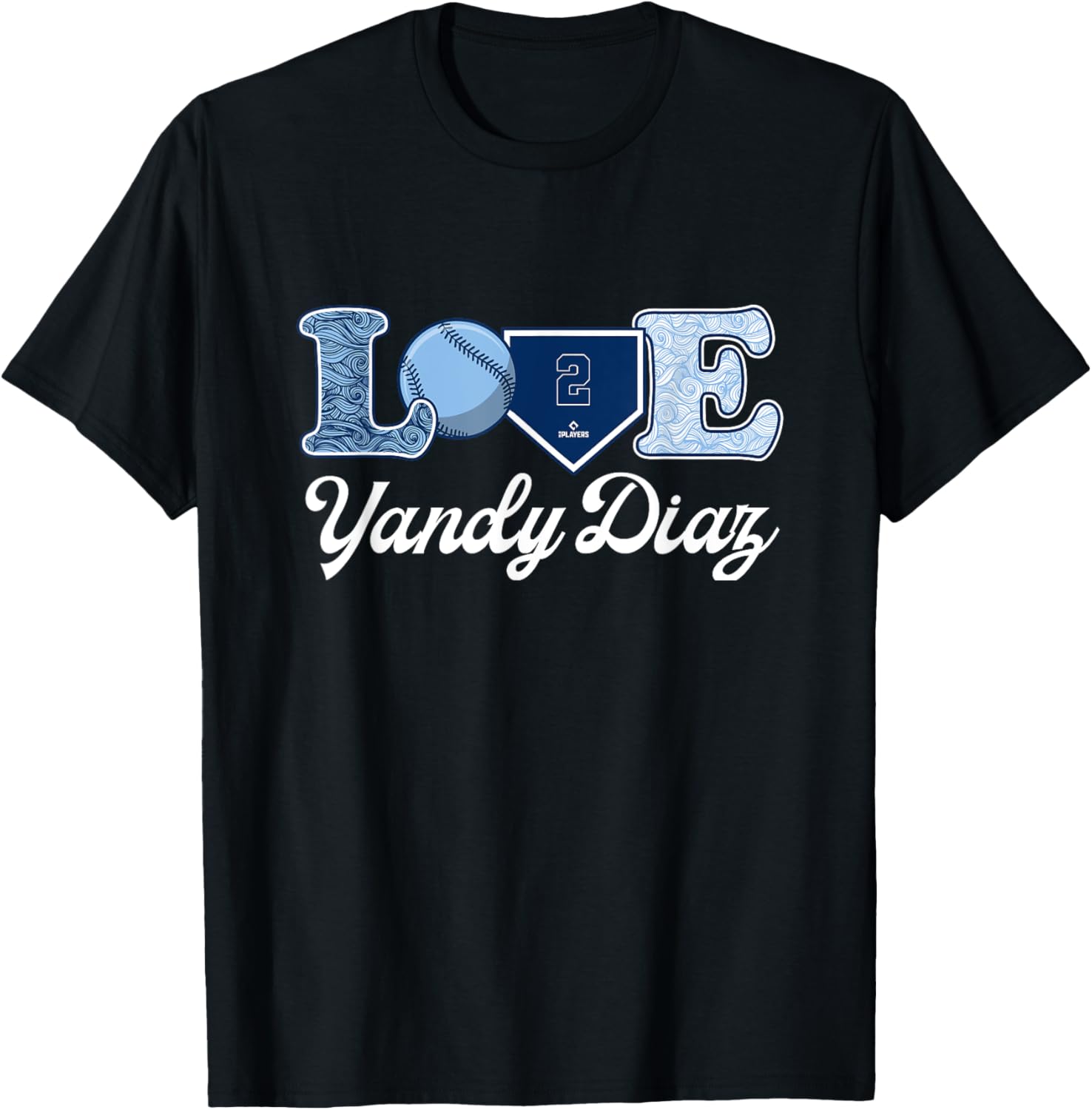 Yandy Diaz Tampa Bay Rays MLB T-Shirt for Fans and Baseball Lovers - 4