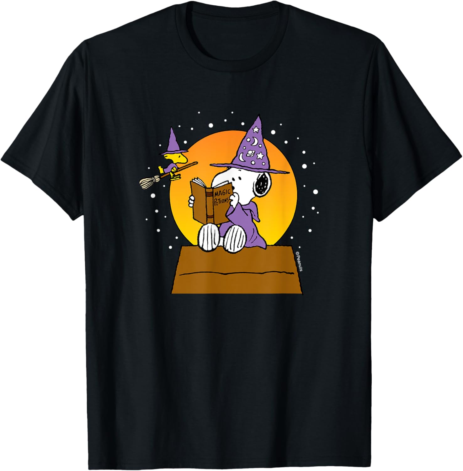 Wizard Snoopy Halloween T-Shirt for Peanuts Fans - Fun and Stylish Tee - 1