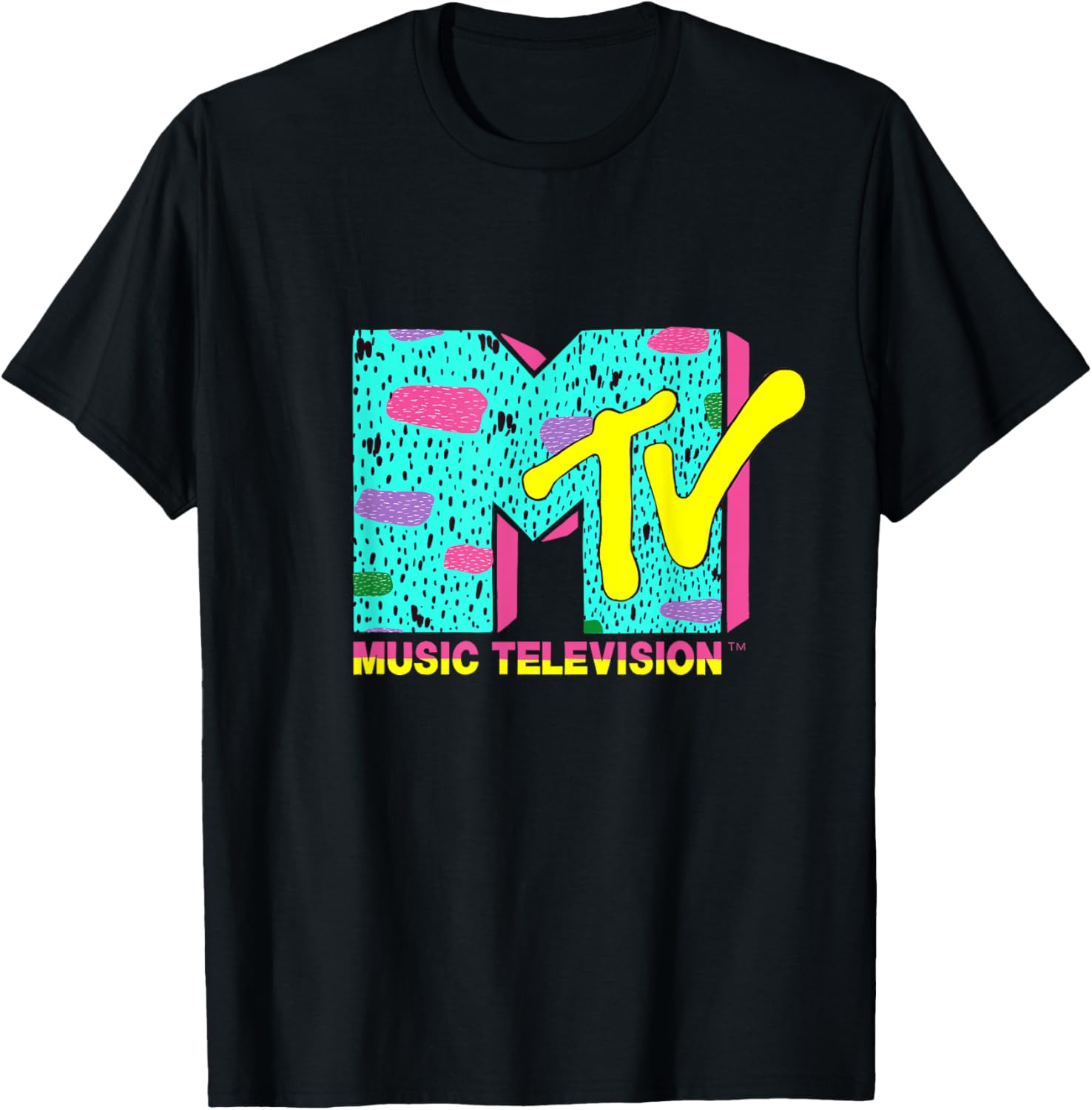Vibrant Mademark x MTV Logo T-Shirt with Funky Design for Enthusiasts - 17