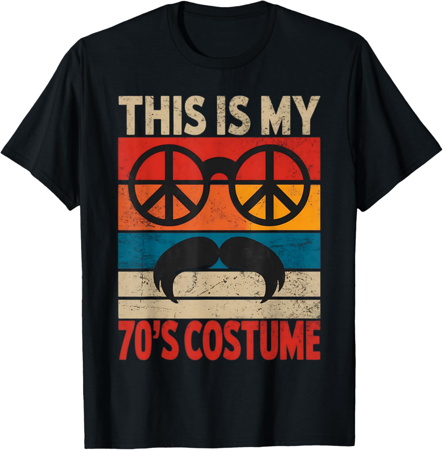 Retro 70s Disco T-Shirt for Men - This Is My 70s Costume Style - 17