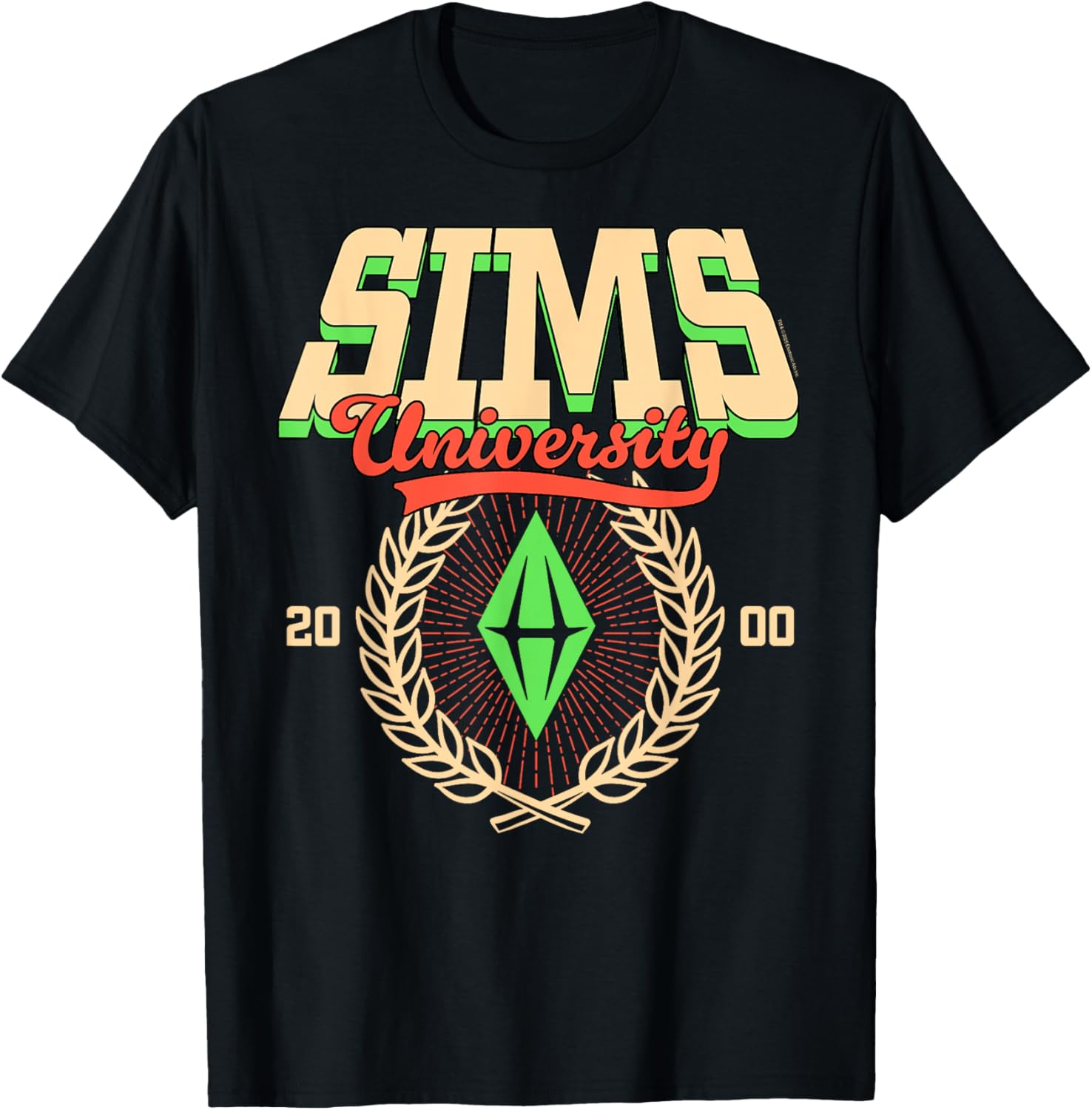 Sims University T-Shirt Est. 2000 Perfect Gift for Fans of The Sims - 2