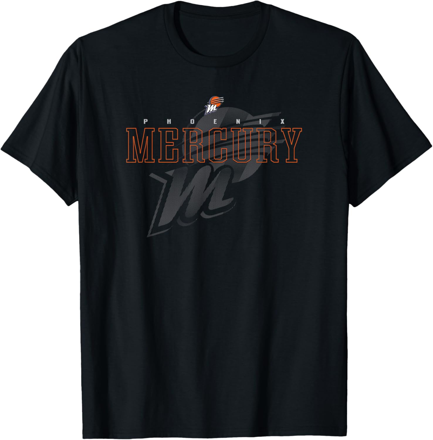 WNBA Official Phoenix Mercury Black T-Shirt for Sports Fans and Outdoors - 3