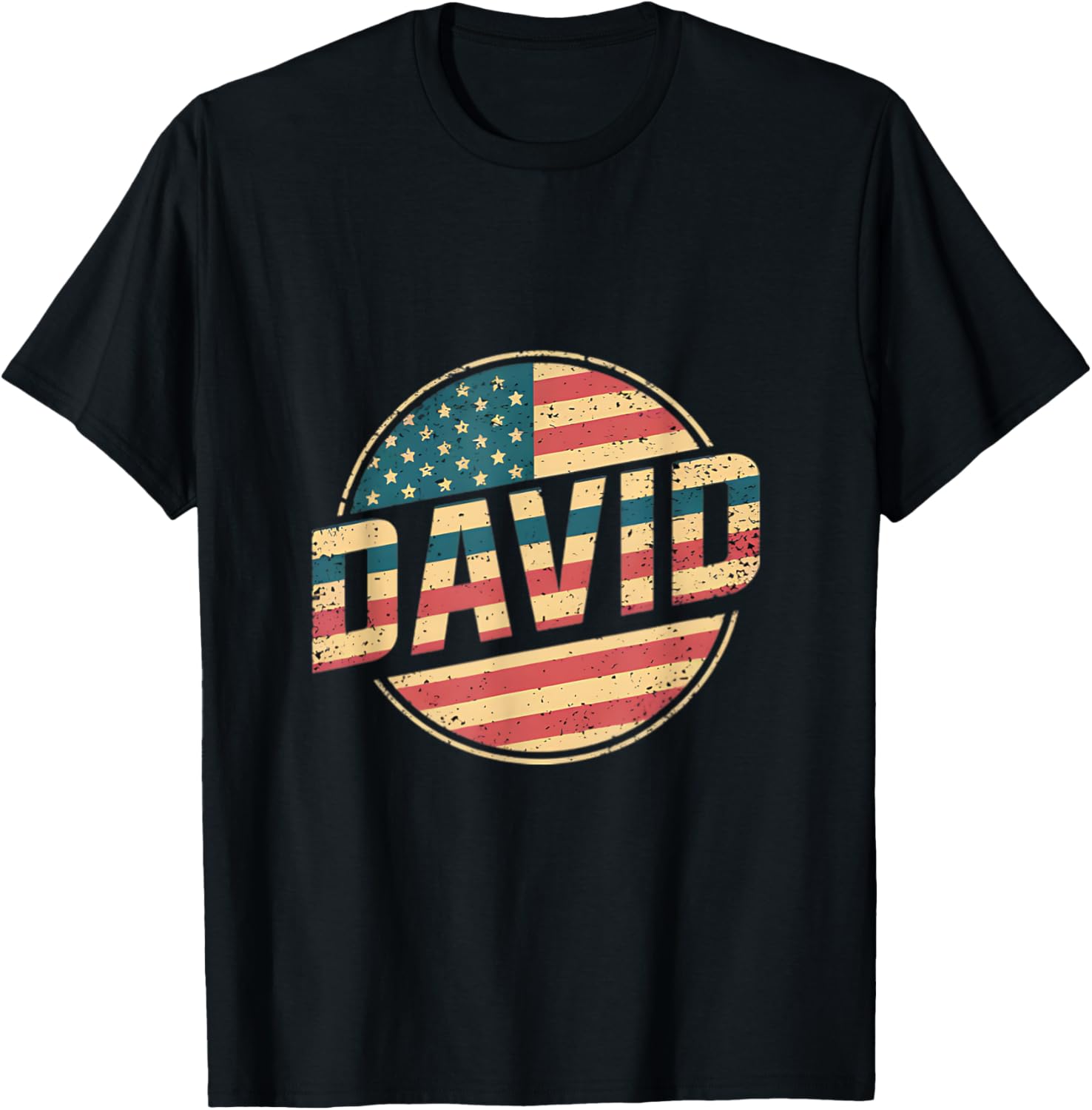 Personalized DAVID USA Flag T-Shirt for Proud Patriots and Fans - 14