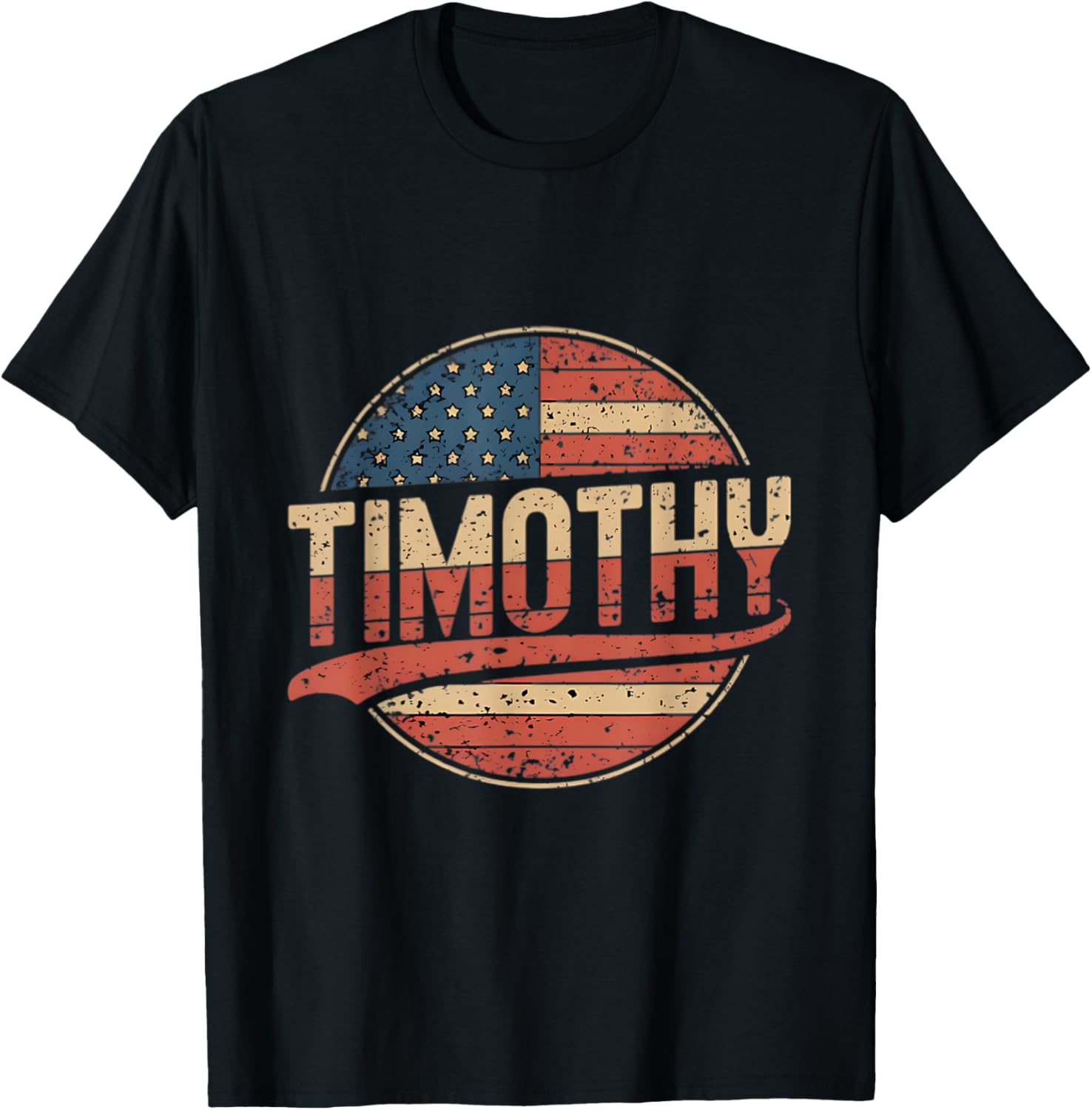 Timothy USA Flag Personalized T-Shirt for Proud Patriots - 3