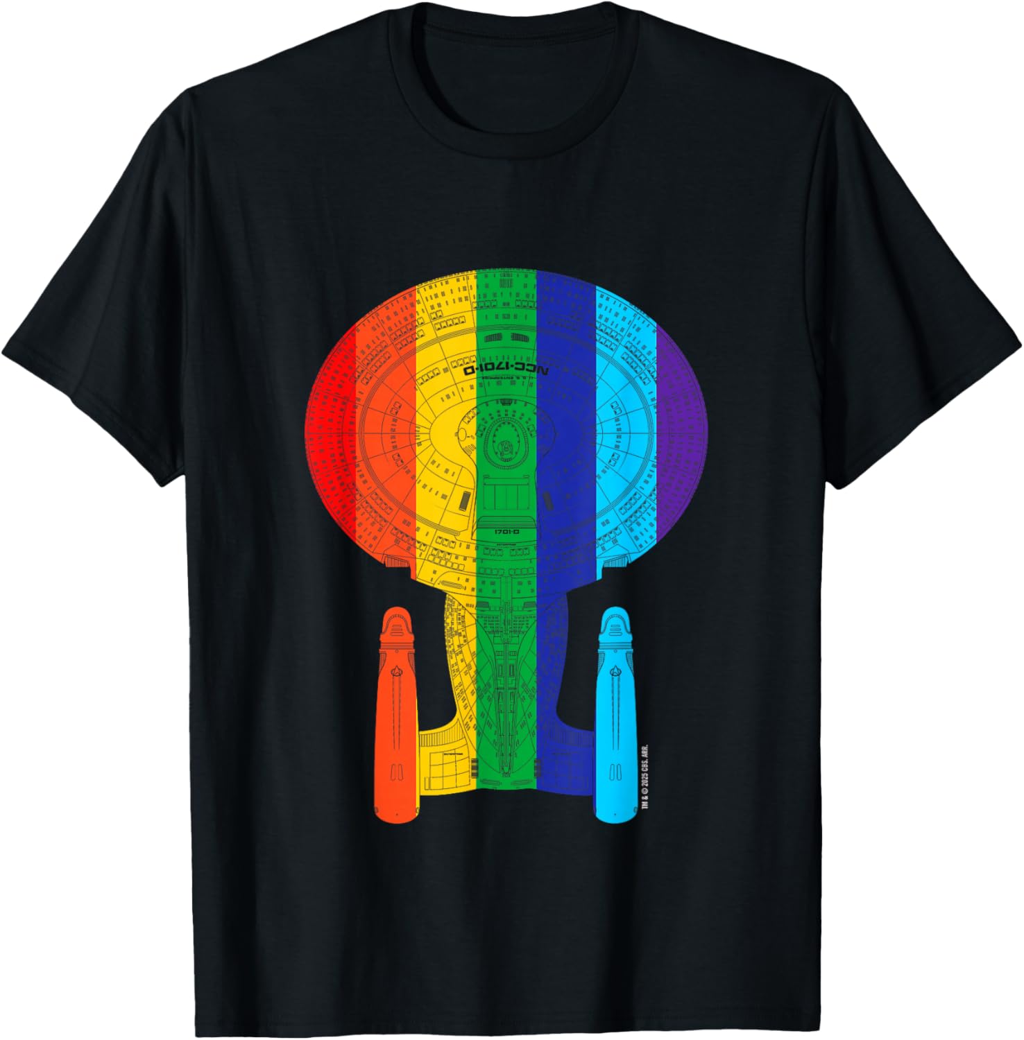 Star Trek Pride U.S.S. Enterprise T-Shirt for Fans of All Ages - 2