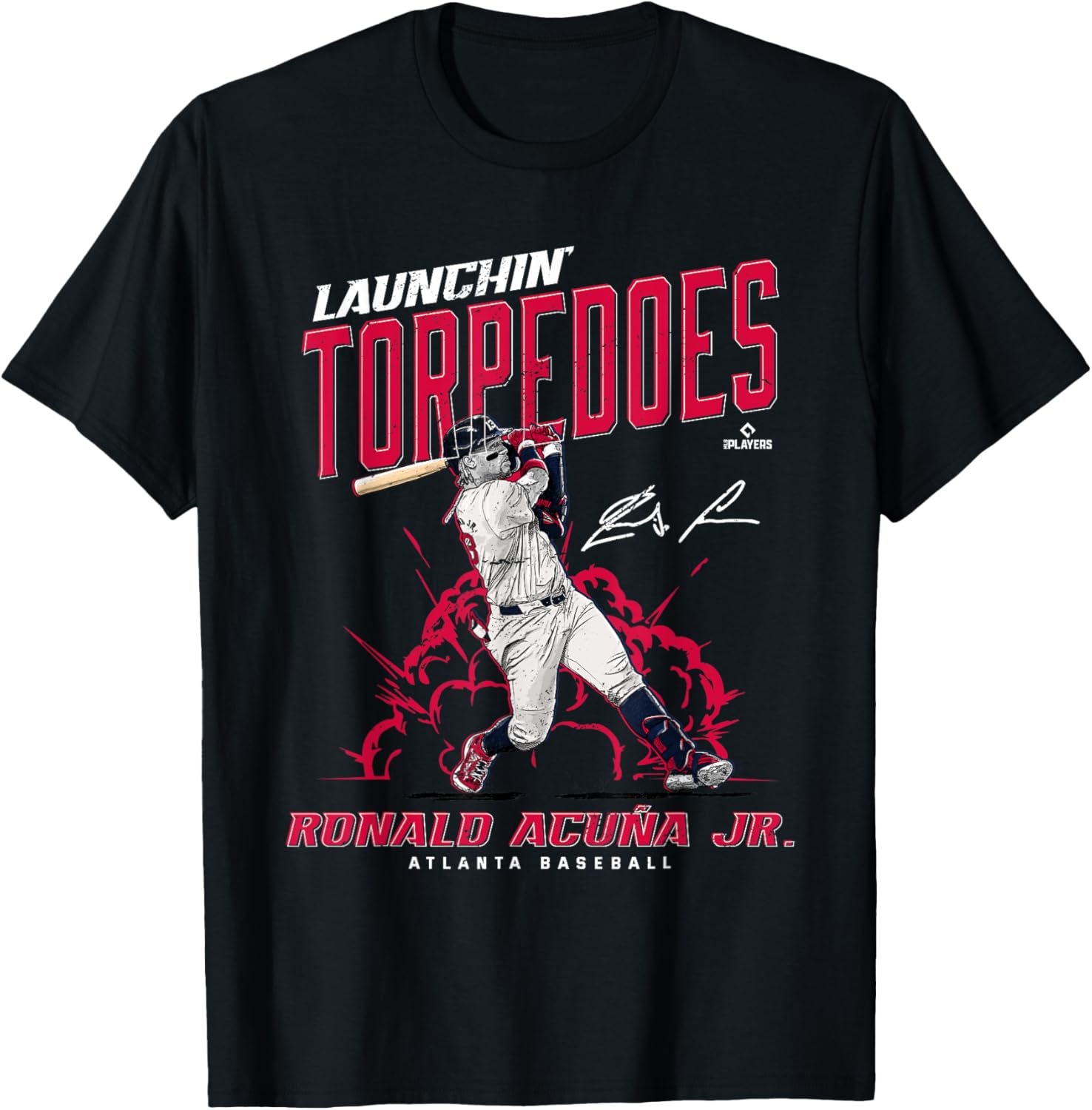 Ronald Acuna Jr Launchin Torpedoes Atlanta Baseball T-Shirt for Fans - 2
