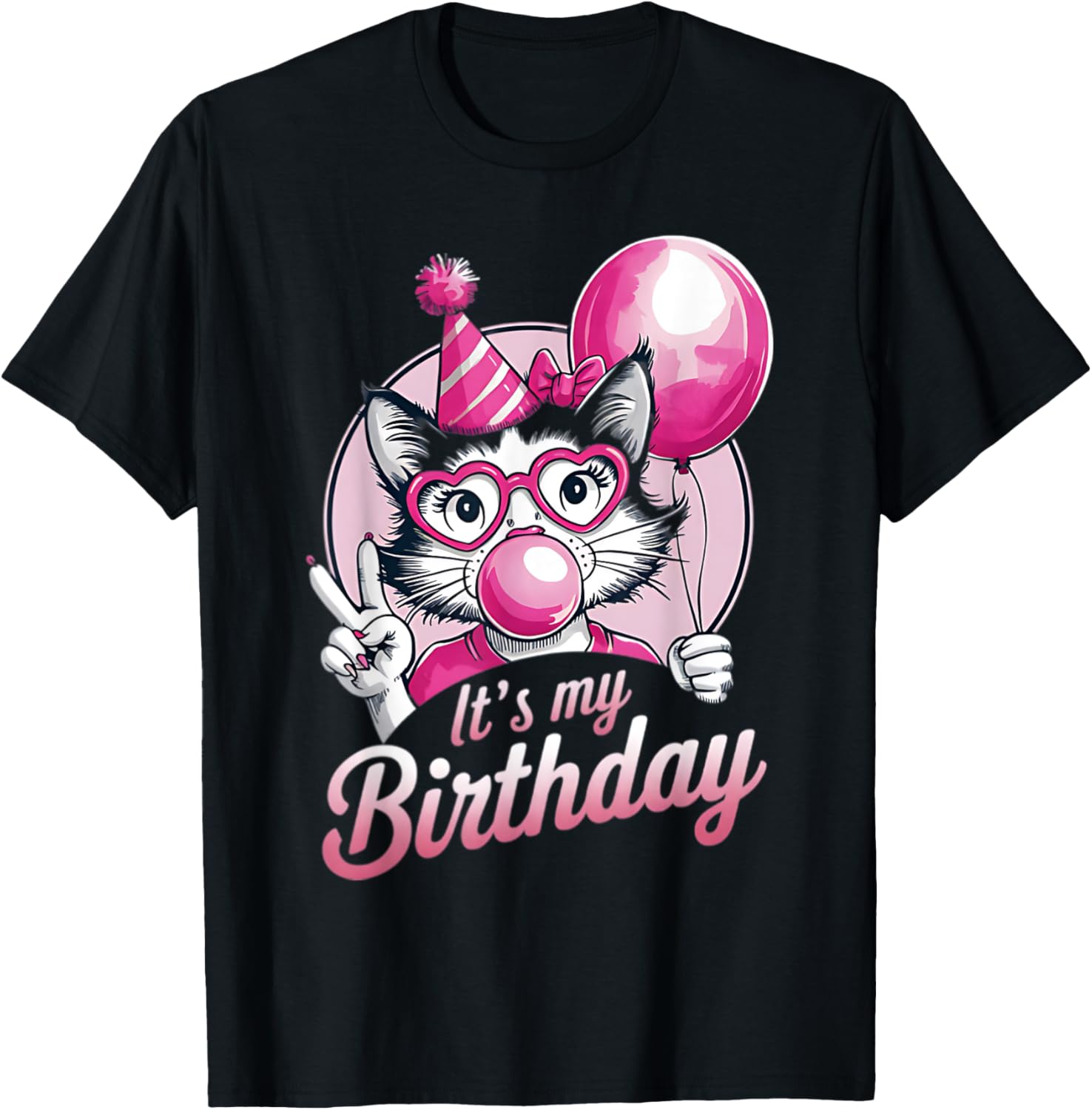 Retro Vintage Monkey Birthday Girls T-Shirt Fun Party Apparel - 6
