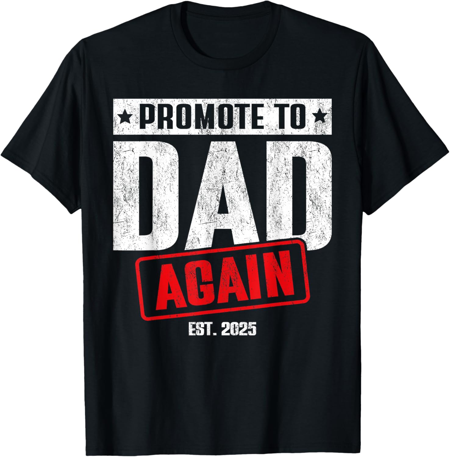 Vintage Retro Dad 2025 T-Shirt for Men - Perfect Gift for New Dads - 1