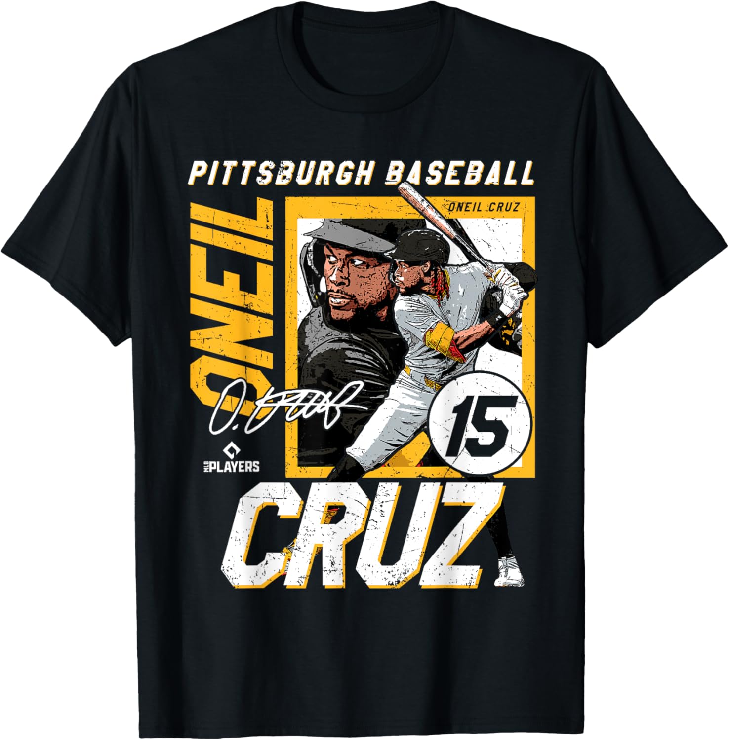 Oneil Cruz Pittsburgh MLB Baseball Players T-Shirt for Fans and Collectors - 1