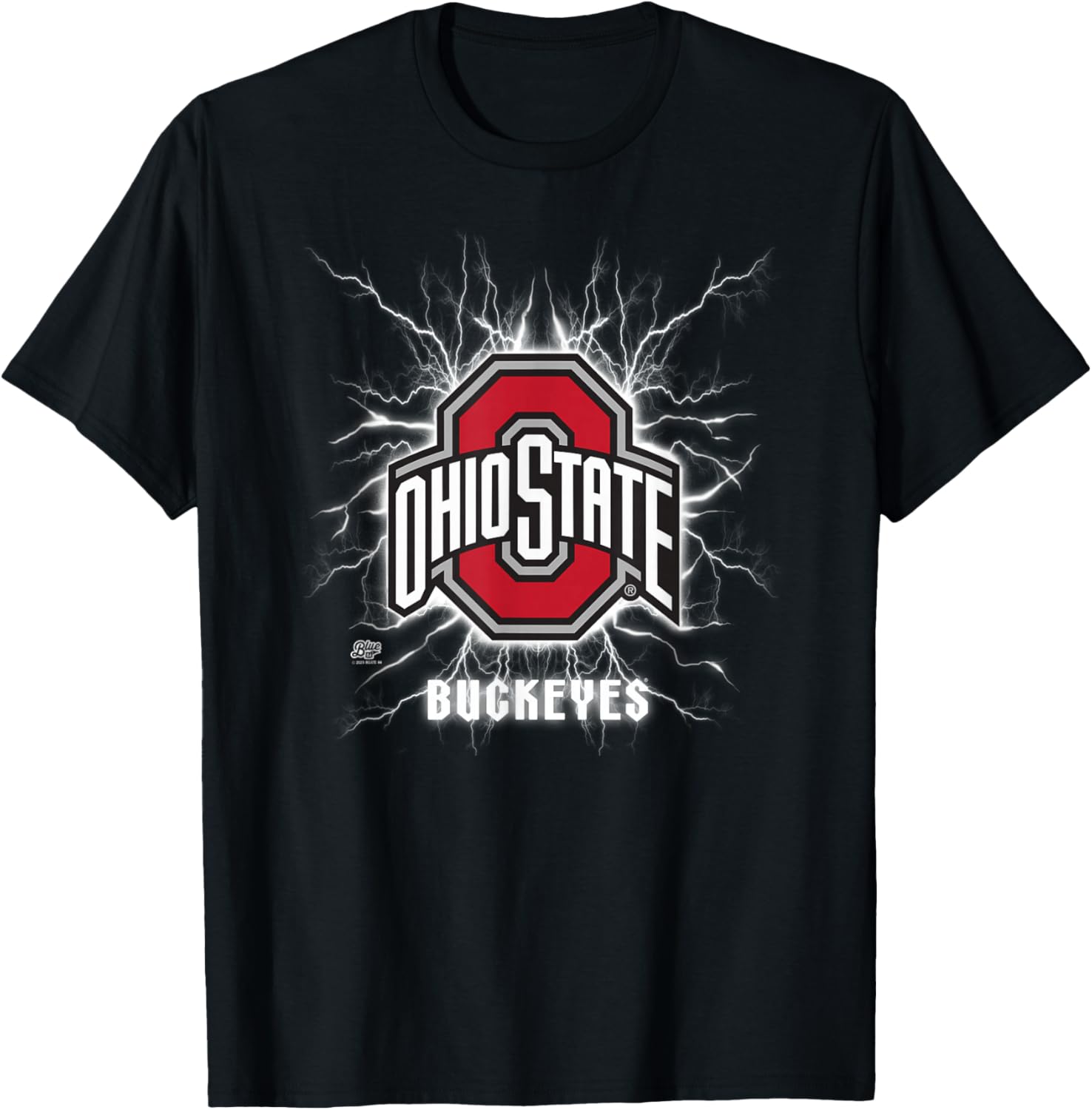 Ohio State Buckeyes 90s Lightning T-Shirt Perfect for Sports Fans - 1