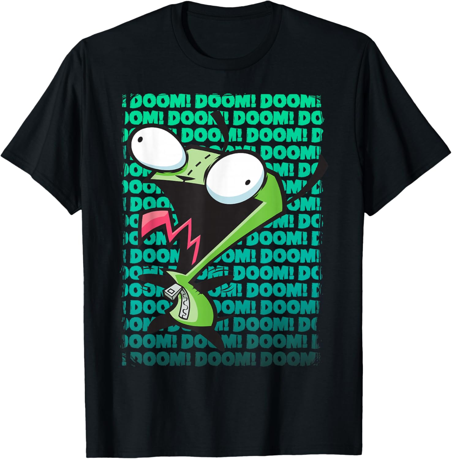 Nickelodeon Invader Zim GIR Impending DOOM Song T-Shirt for Fans - 8