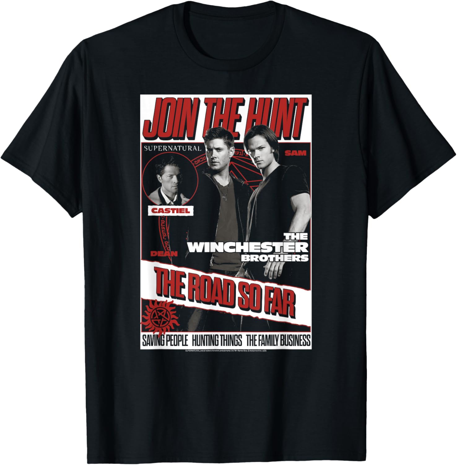Supernatural The Road So Far TV Show T-Shirt for Fans and Collectors - 1