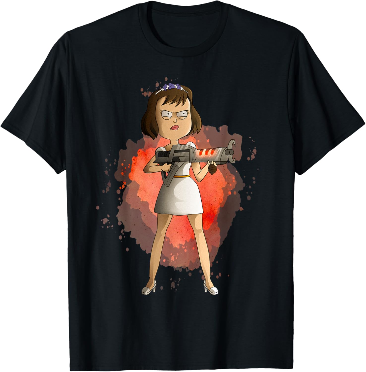 Rick and Morty Tammy Agent Bride T-Shirt for Fans of the Show - 2