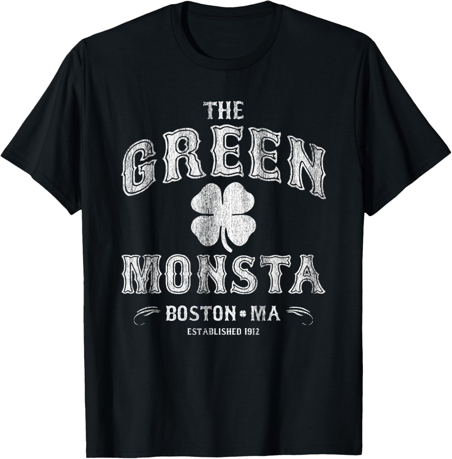 The Green Monsta Boston T-Shirt Perfect for Game Day or St. Patrick's Day - 8