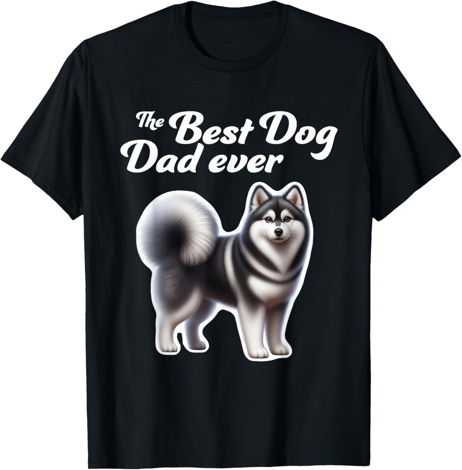 Best Dog Dad Ever Alaskan Klee Kai T-Shirt for Men and Women - 19