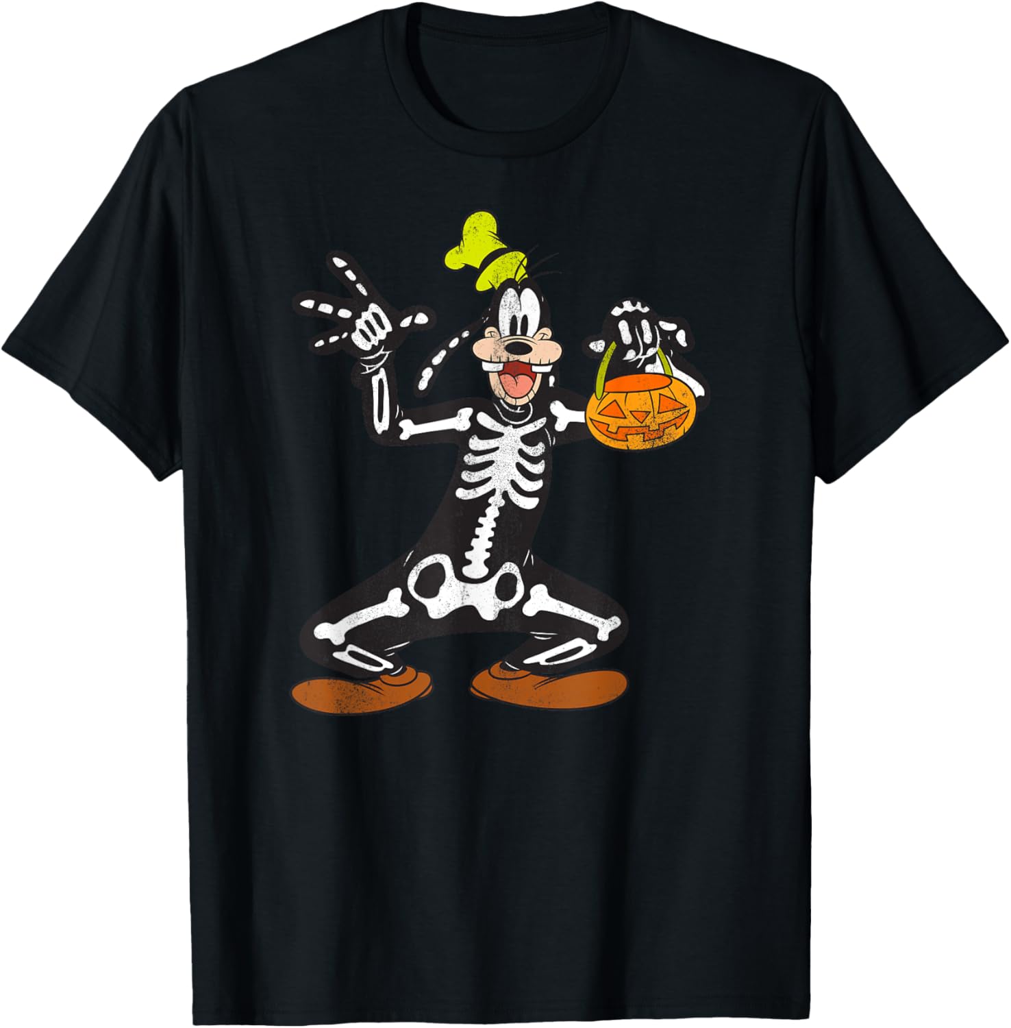 Disney Goofy Skeleton Halloween T-Shirt for Fun Festive Occasions - 3