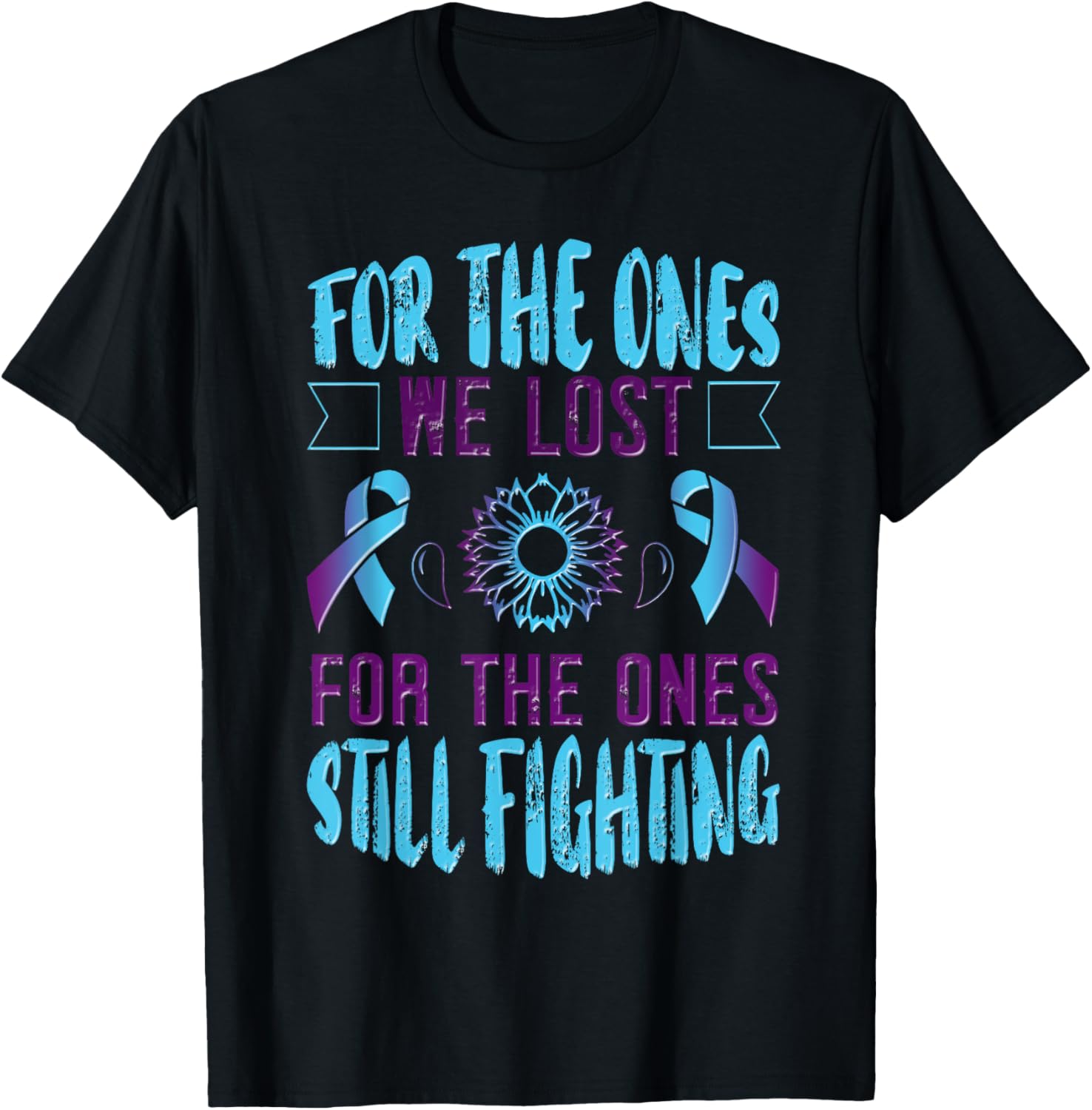 Suicide Awareness T-Shirt for Support and Survivor Month Celebration - 1