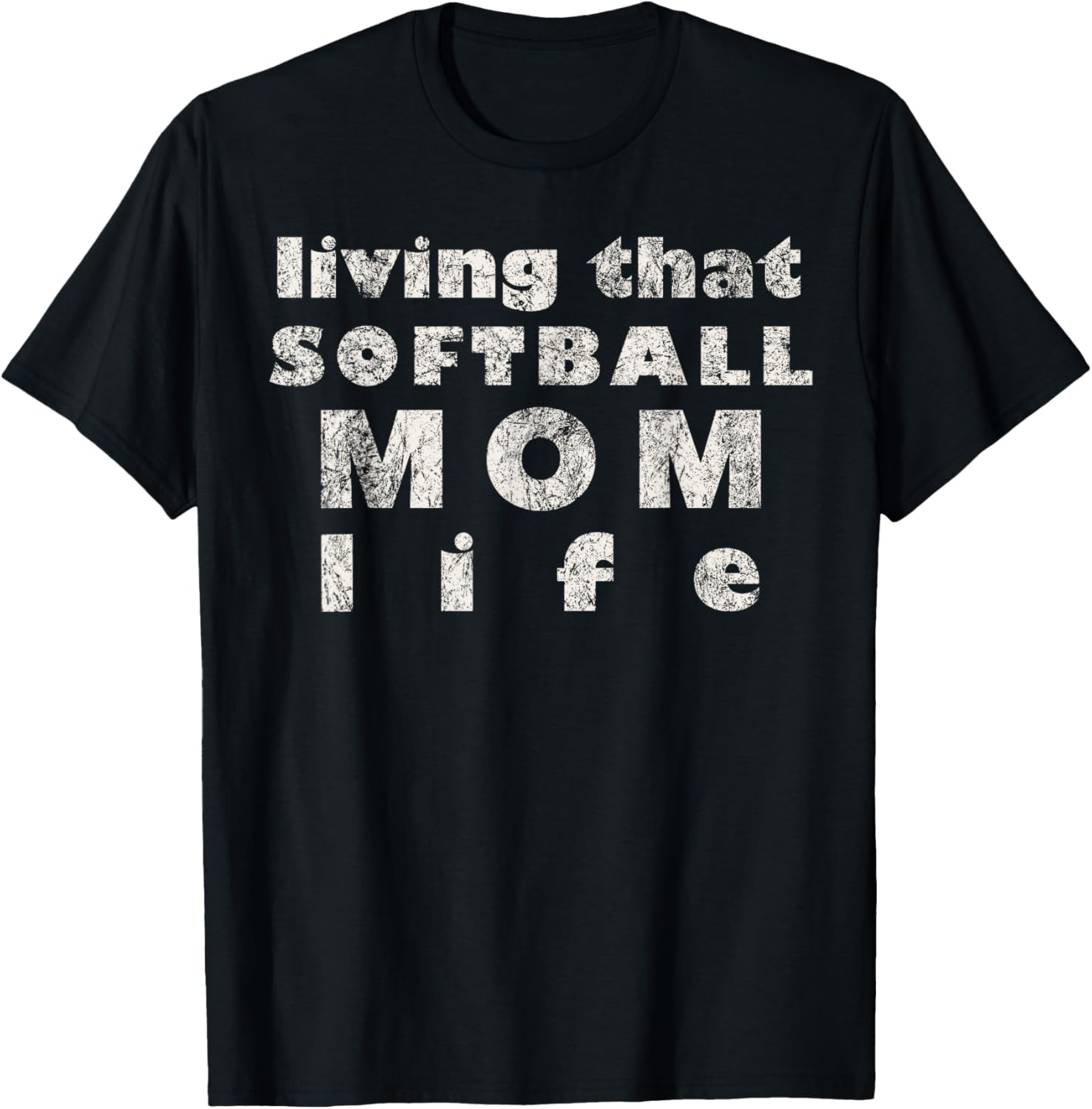 Softball Mom Life Tee Shirt for Proud Softball Mamas - Perfect Gift - 1