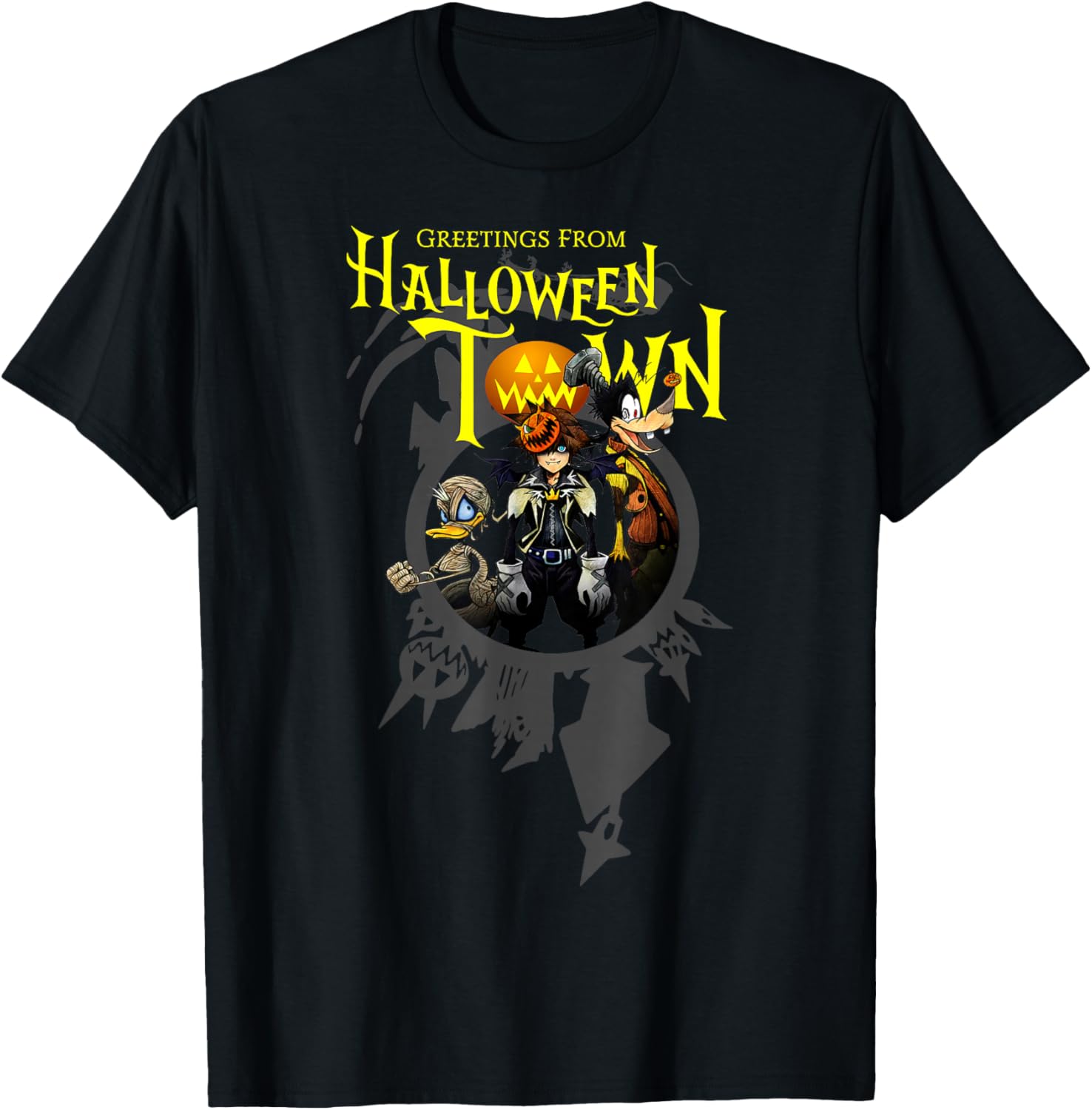Disney Kingdom Hearts Halloween Town T-Shirt Perfect for Fans and Collectors - 4